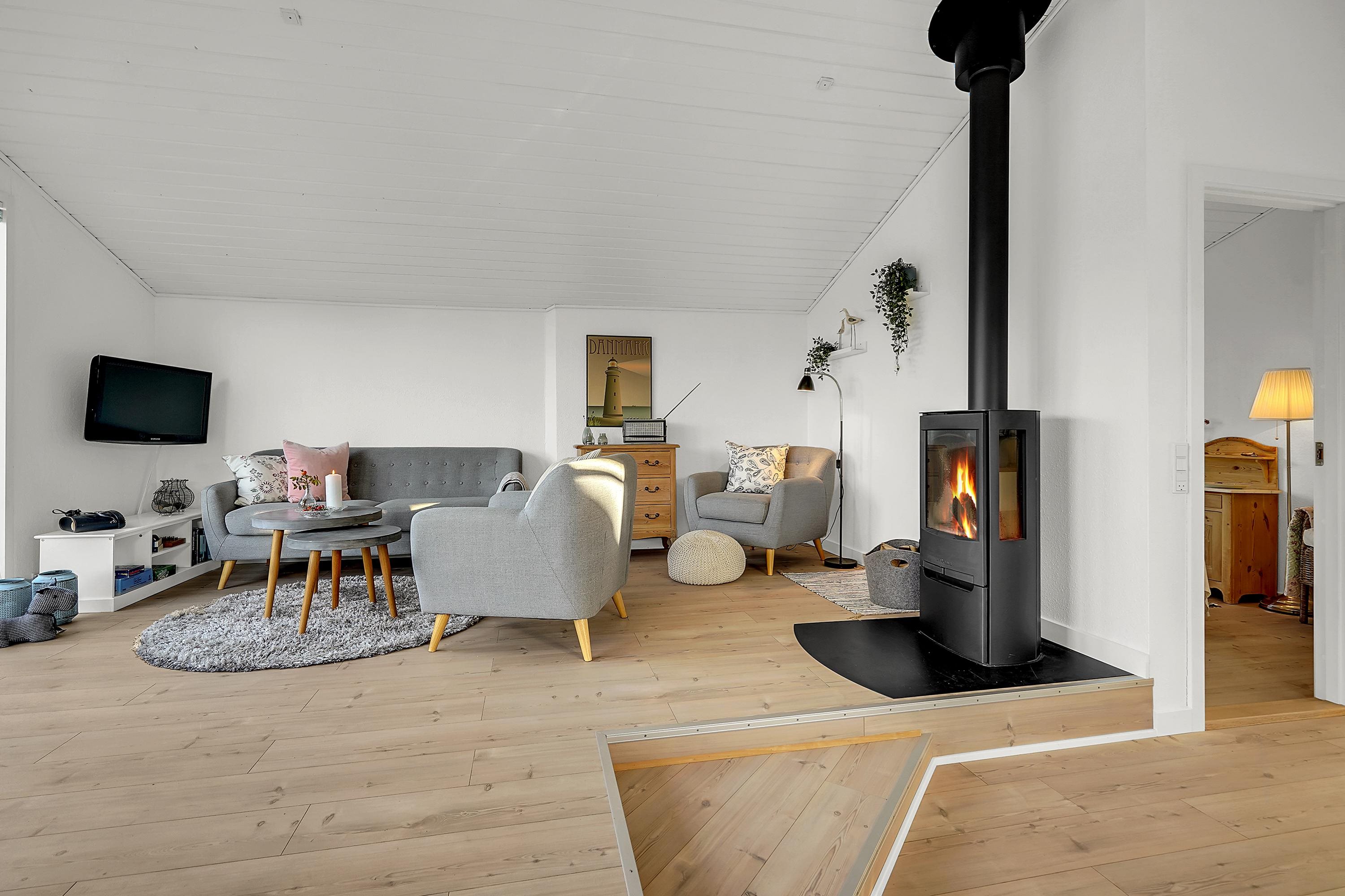 Fremhævet opholdsstue billede i fuldskærmstilstand. Billede af Hejsager Strandvej 268, Hejsager, 6100 Haderslev