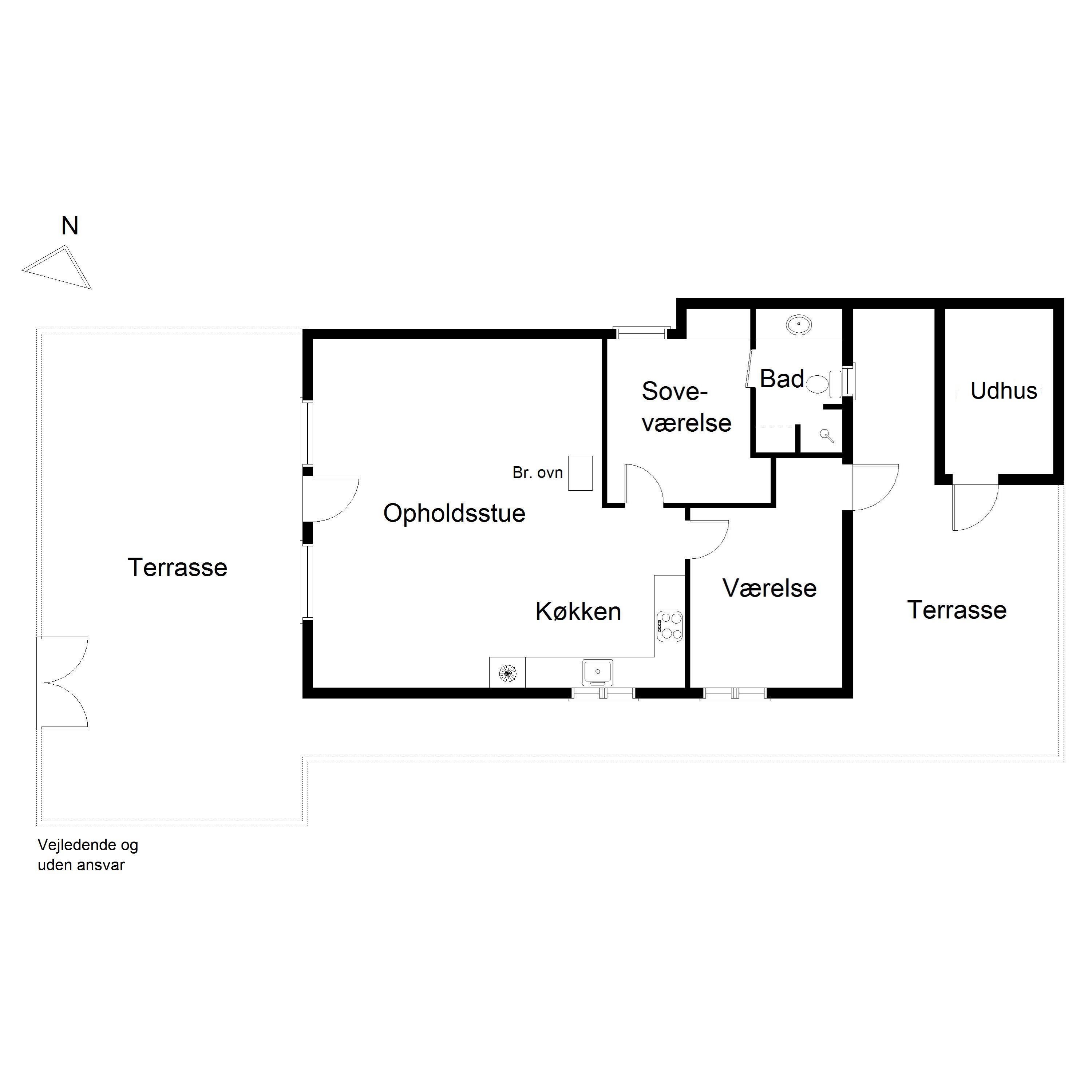 Plantegninger billede af Hejsager Strandvej 268, Hejsager, 6100 Haderslev