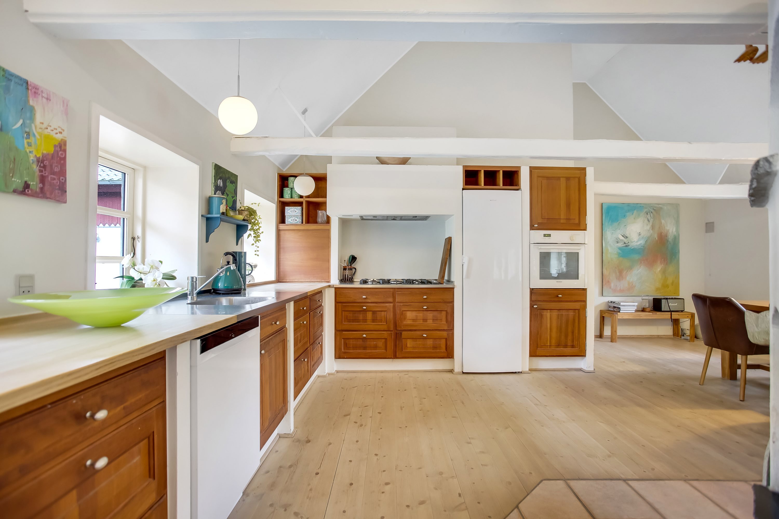 Fremhævet køkken billede i fuldskærmstilstand. Billede af Kuldbjergvej 30, Kuldbjerg, 7321 Gadbjerg