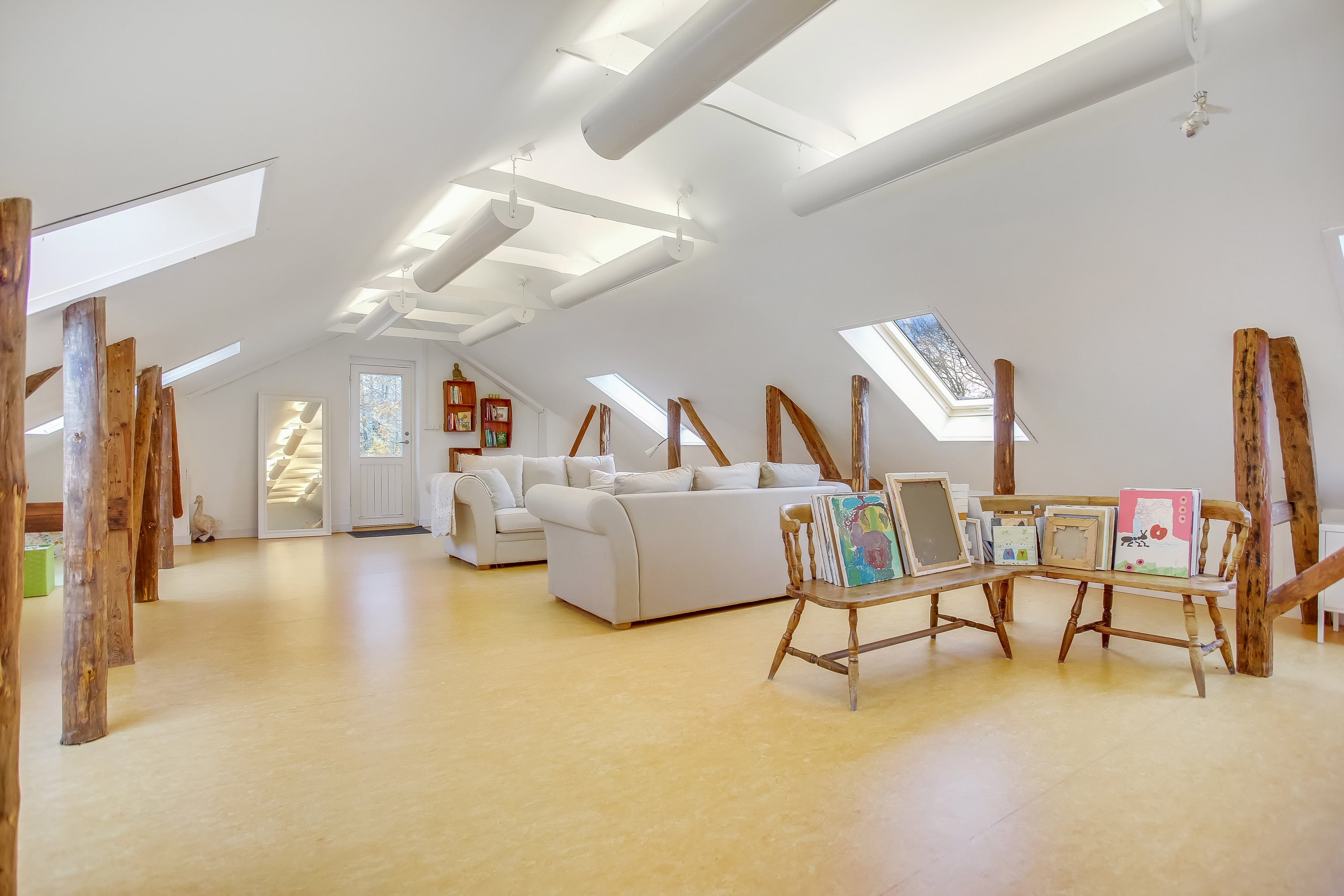 Fremhævet stue billede i fuldskærmstilstand. Billede af Kuldbjergvej 30, Kuldbjerg, 7321 Gadbjerg