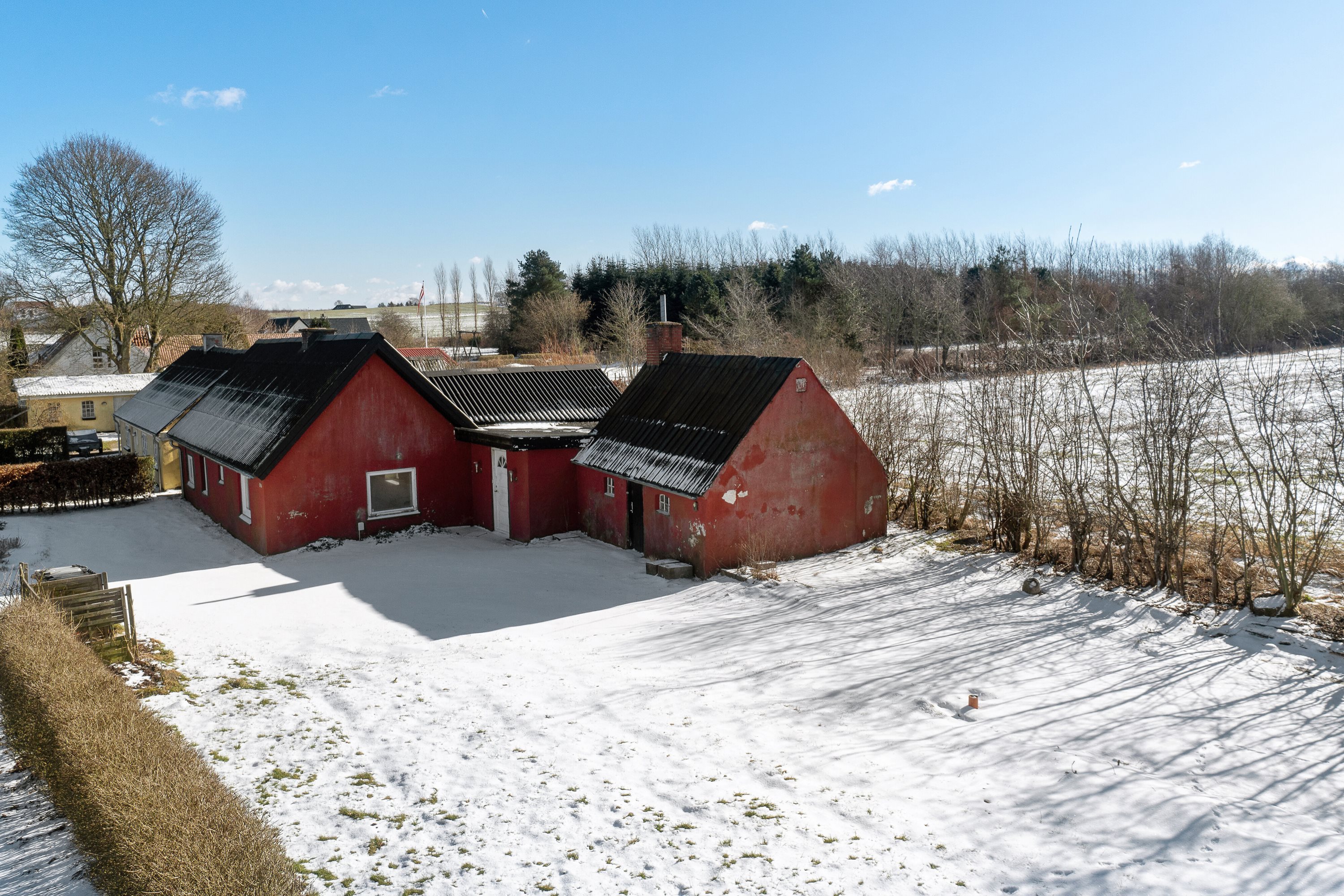 Fremhævet udendørs billede i fuldskærmstilstand. Billede af Borup Byvej 100, 8920 Randers NV