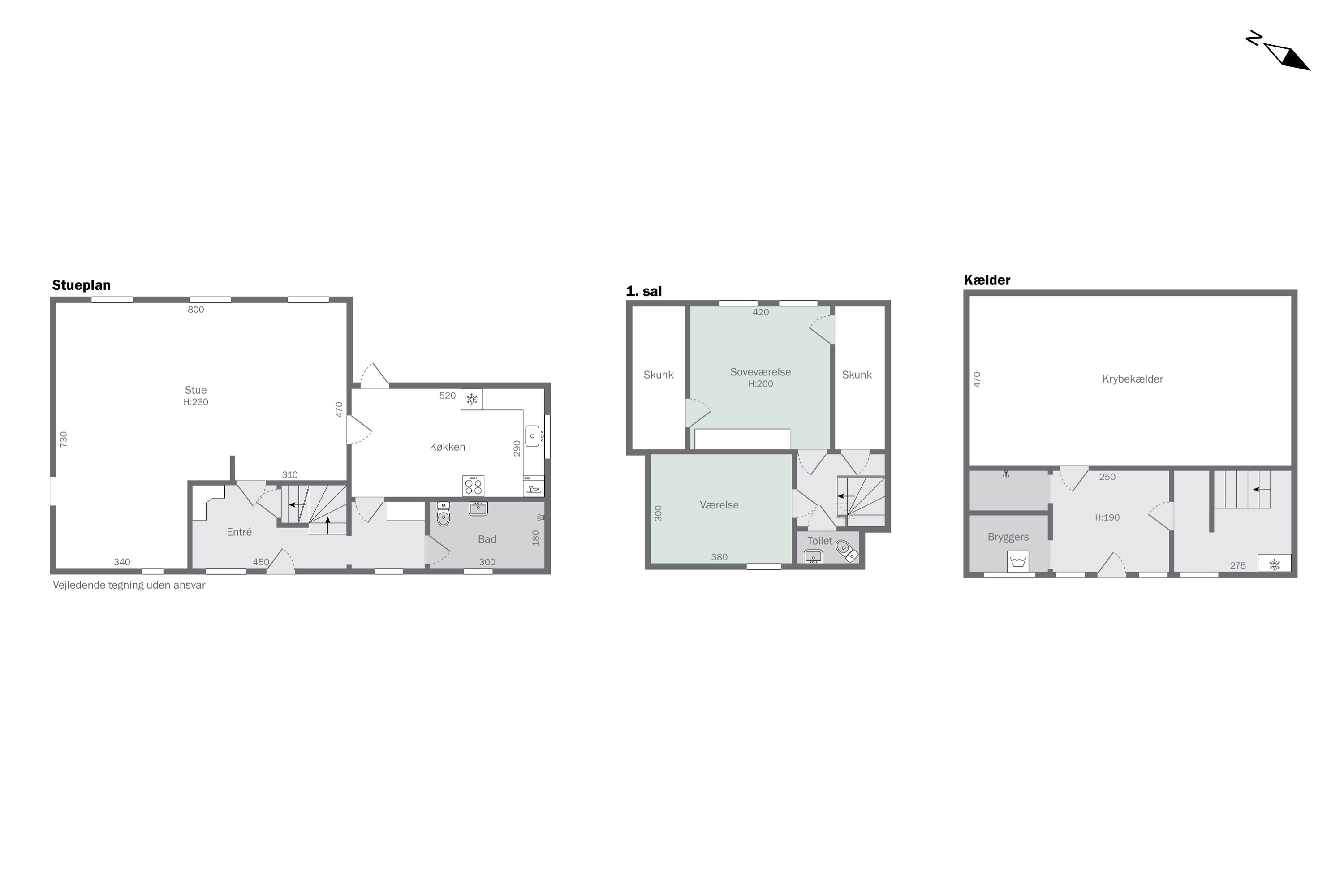 Plantegninger billede af Vestergårdsvej 4, Boulstrup, 8300 Odder