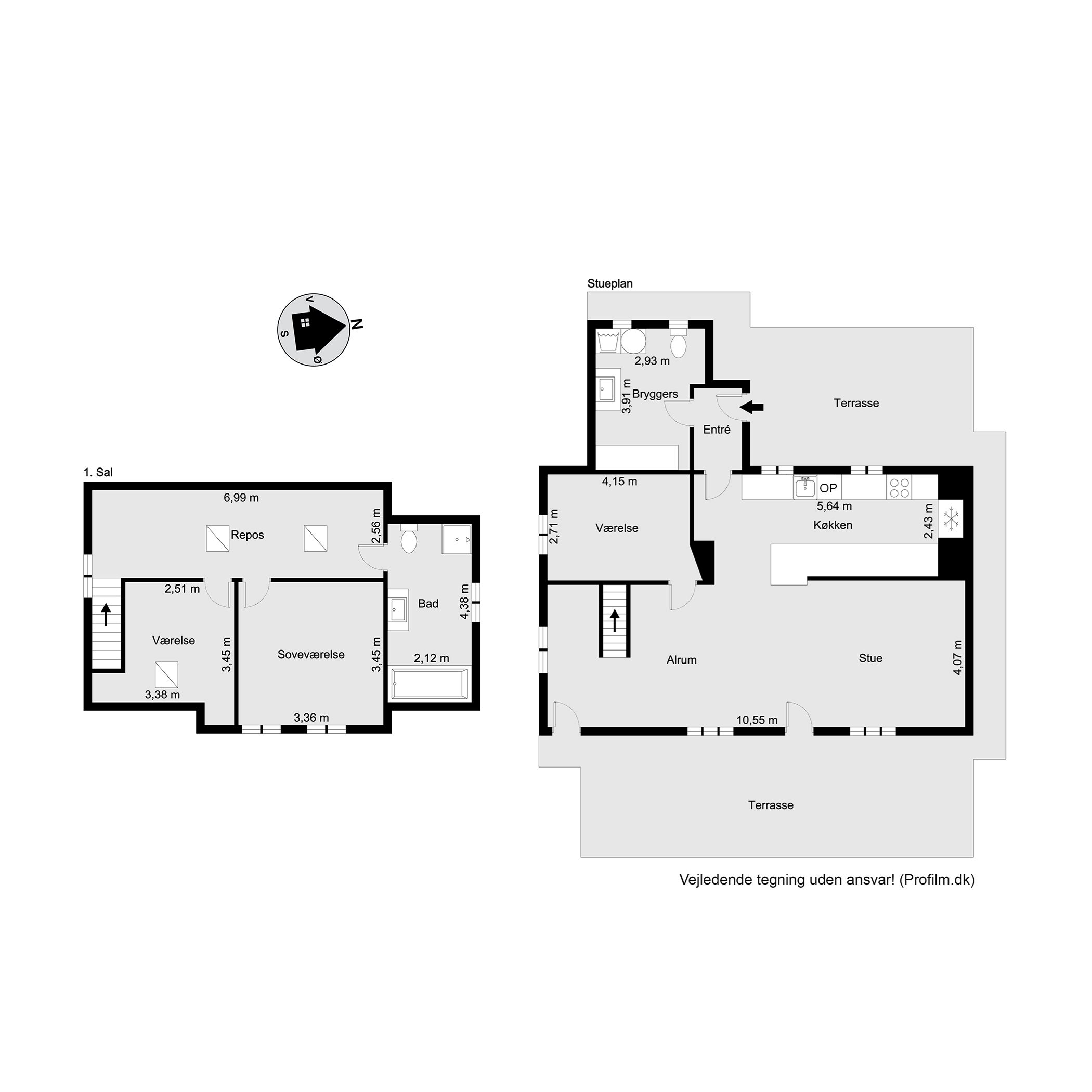 Plantegninger billede af Gl. Donsvej 9, Bramdrupdam, 6000 Kolding