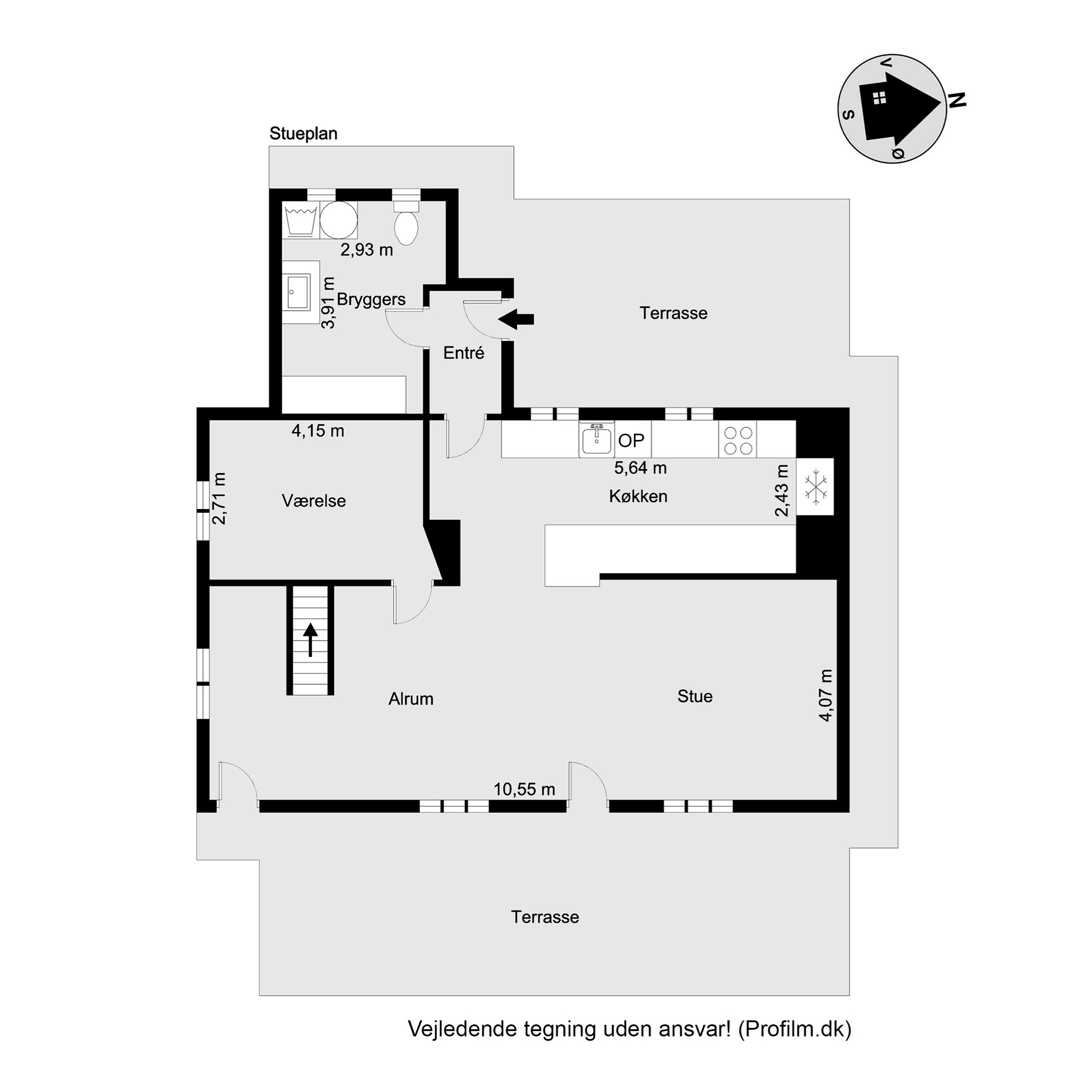 Plantegninger billede af Gl. Donsvej 9, Bramdrupdam, 6000 Kolding