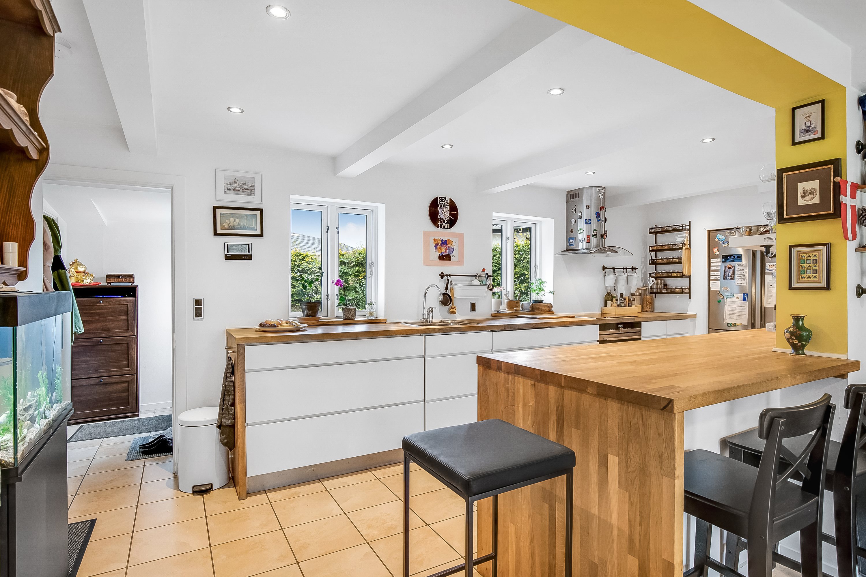 Fremhævet køkken billede i fuldskærmstilstand. Billede af Gl. Donsvej 9, Bramdrupdam, 6000 Kolding