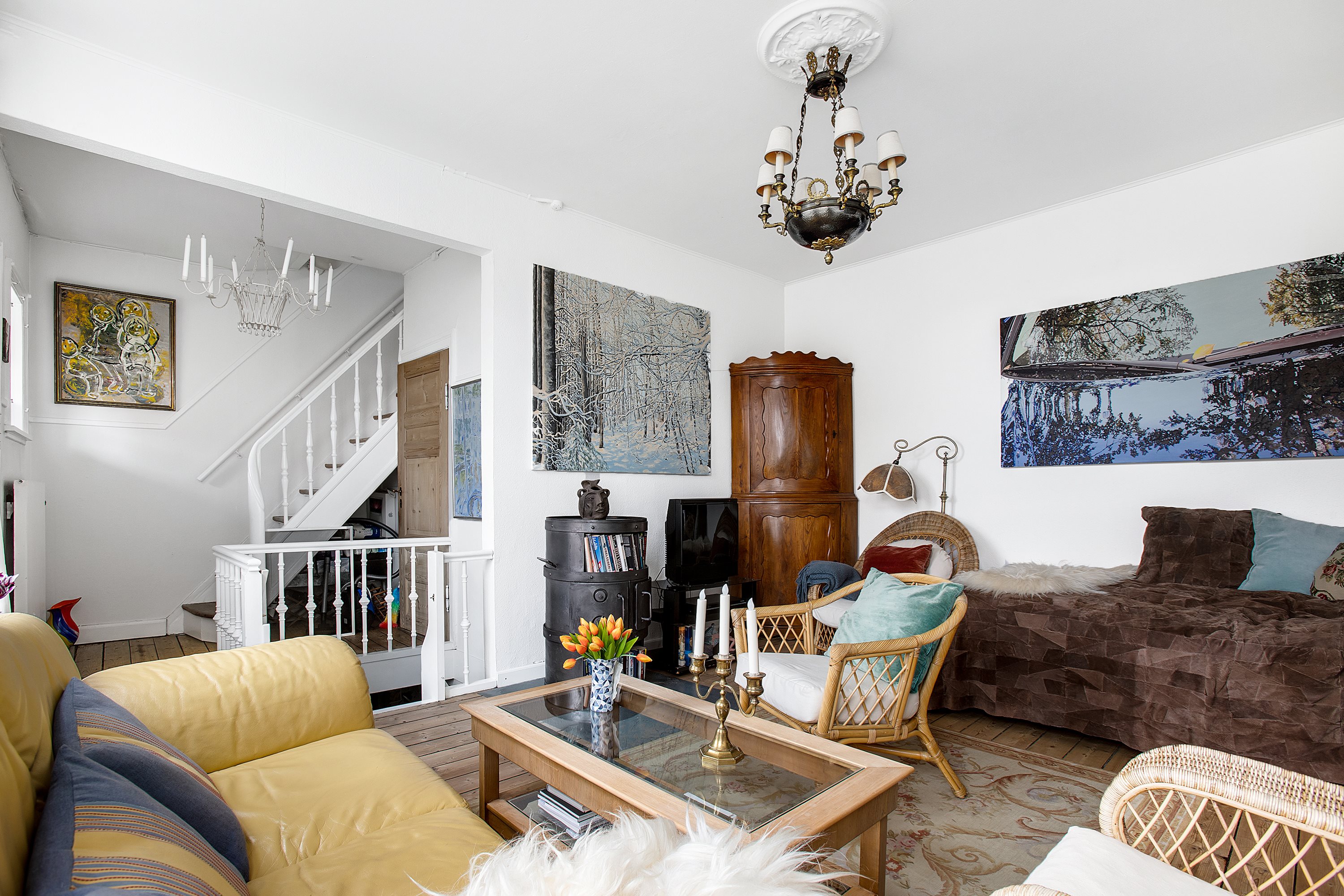 Fremhævet stue billede i fuldskærmstilstand. Billede af Bodestræde 8, 2791 Dragør