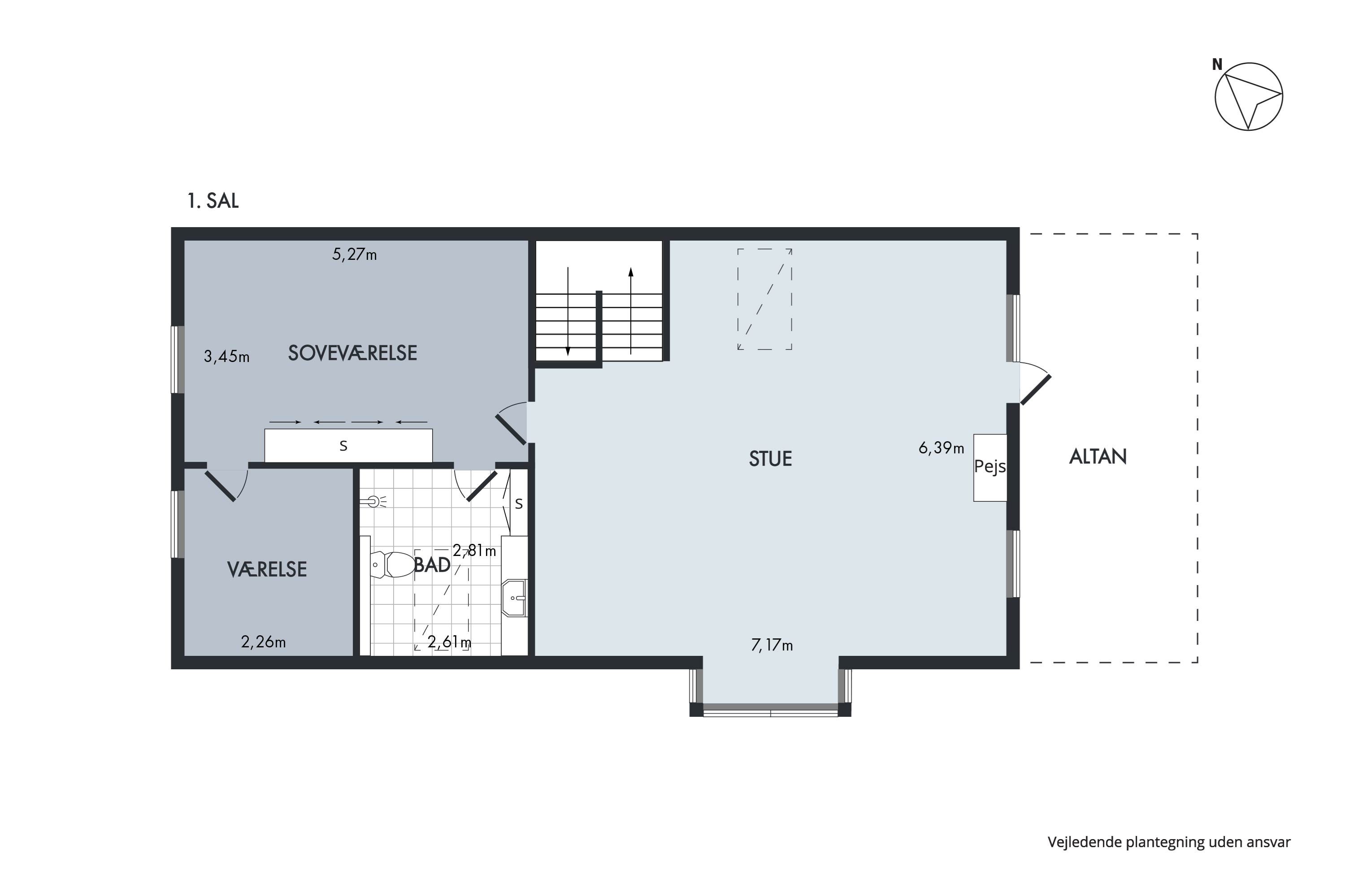 Plantegninger billede af Fænøvej 14, 9990 Skagen