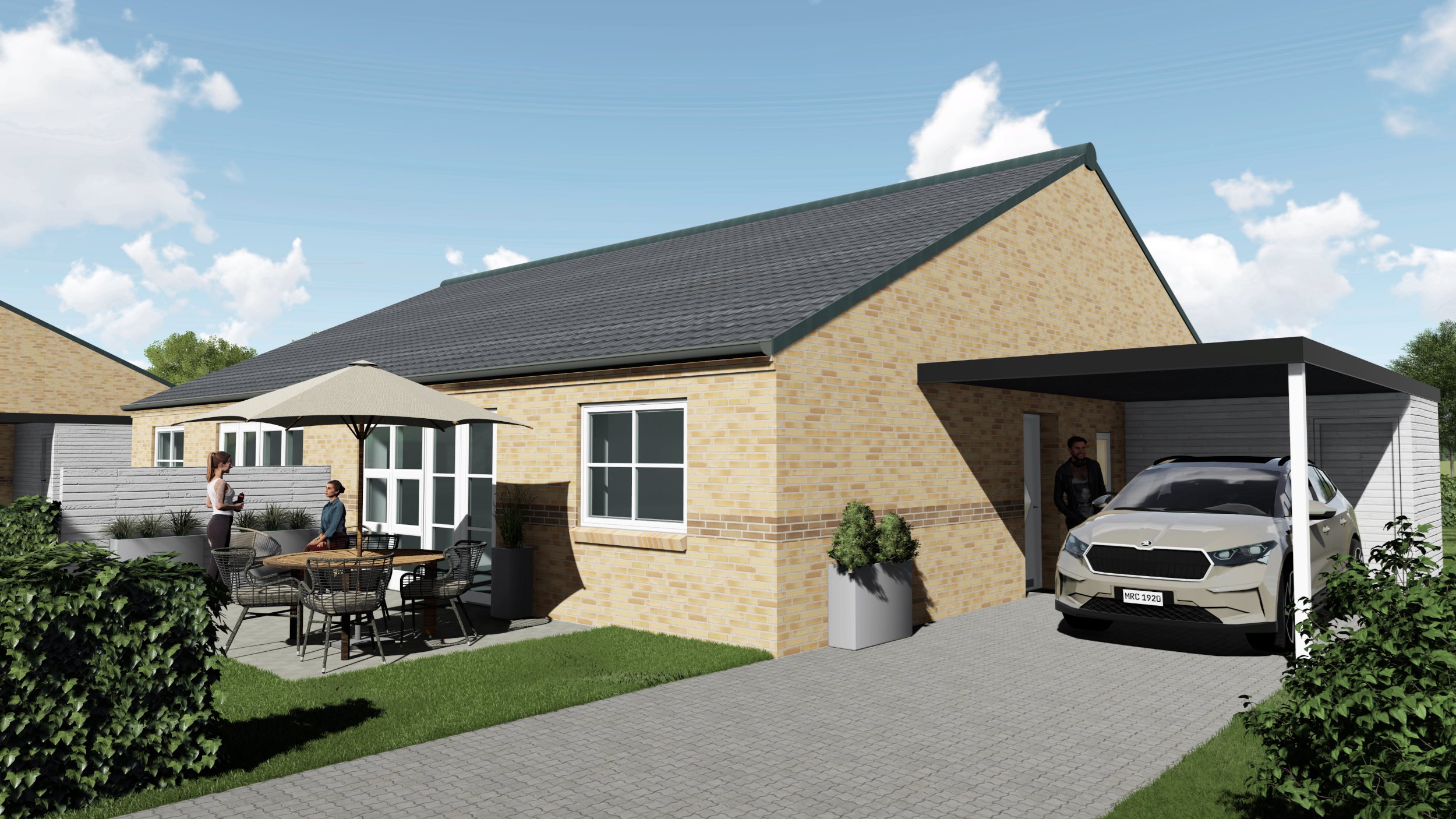 Fremhævet andet billede i fuldskærmstilstand. Billede af Magnolievej 2, Salten, 8653 Them