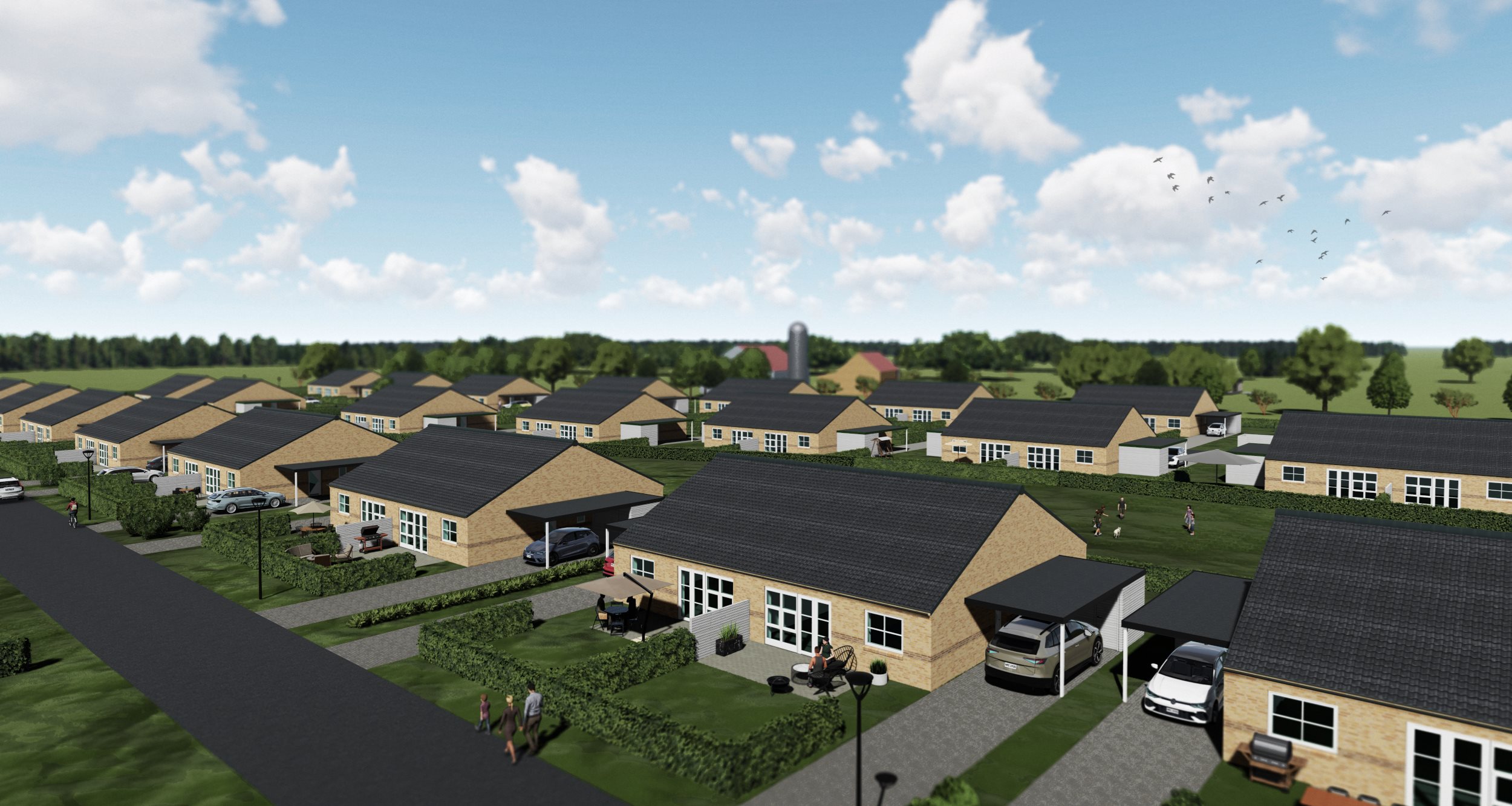 Fremhævet andet billede i fuldskærmstilstand. Billede af Magnolievej 2, Salten, 8653 Them