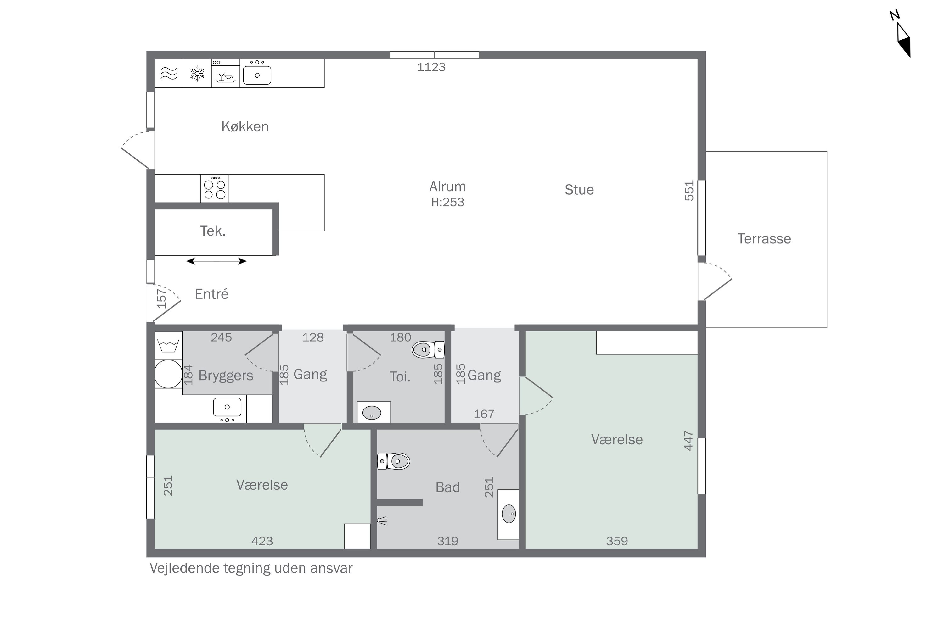 Plantegninger billede af Lønnebergvej 71, 1., 8600 Silkeborg