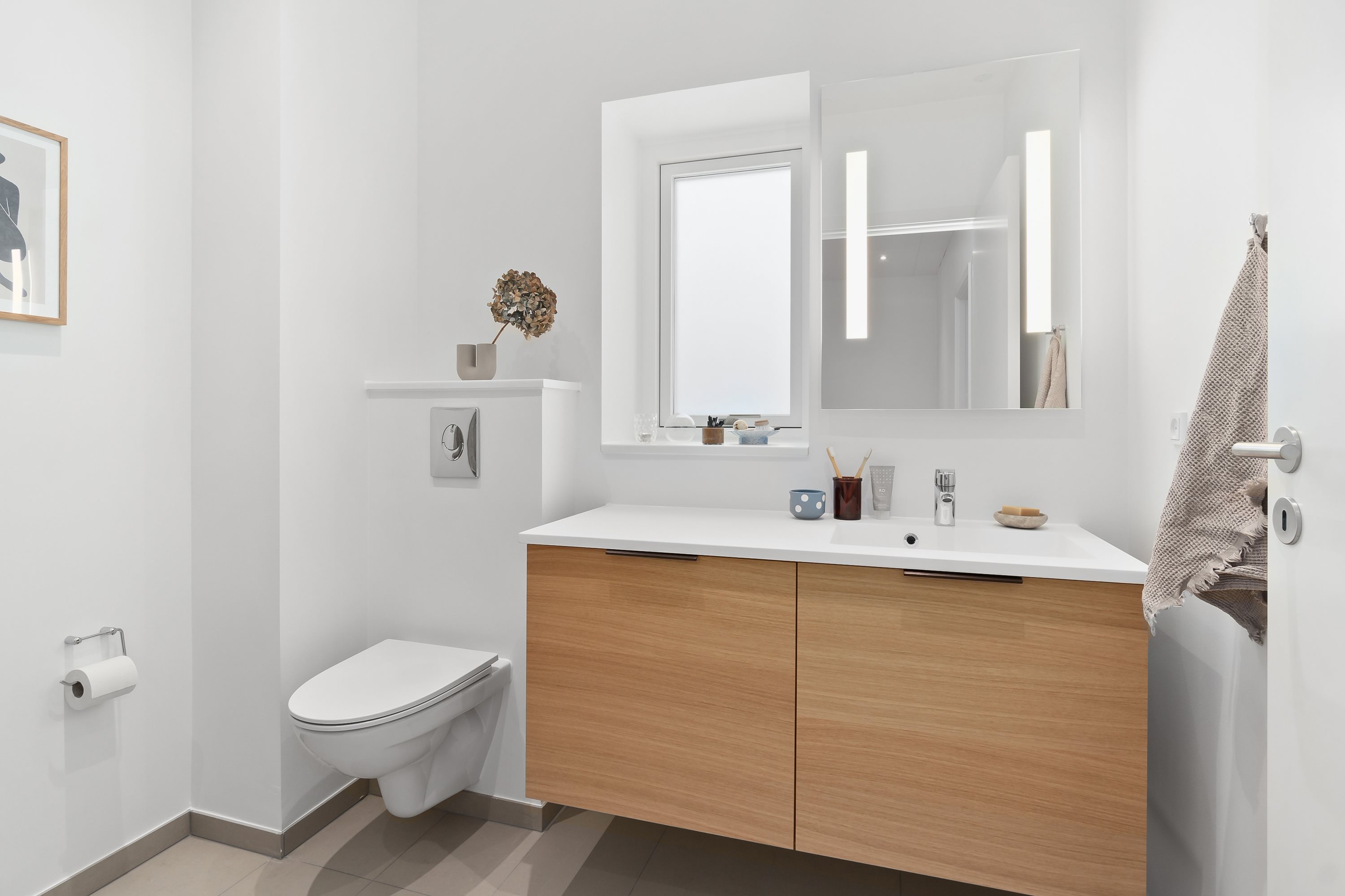 Fremhævet badeværelse billede i fuldskærmstilstand. Billede af Jasminparken 20, Sønder Tranders, 9260 Gistrup