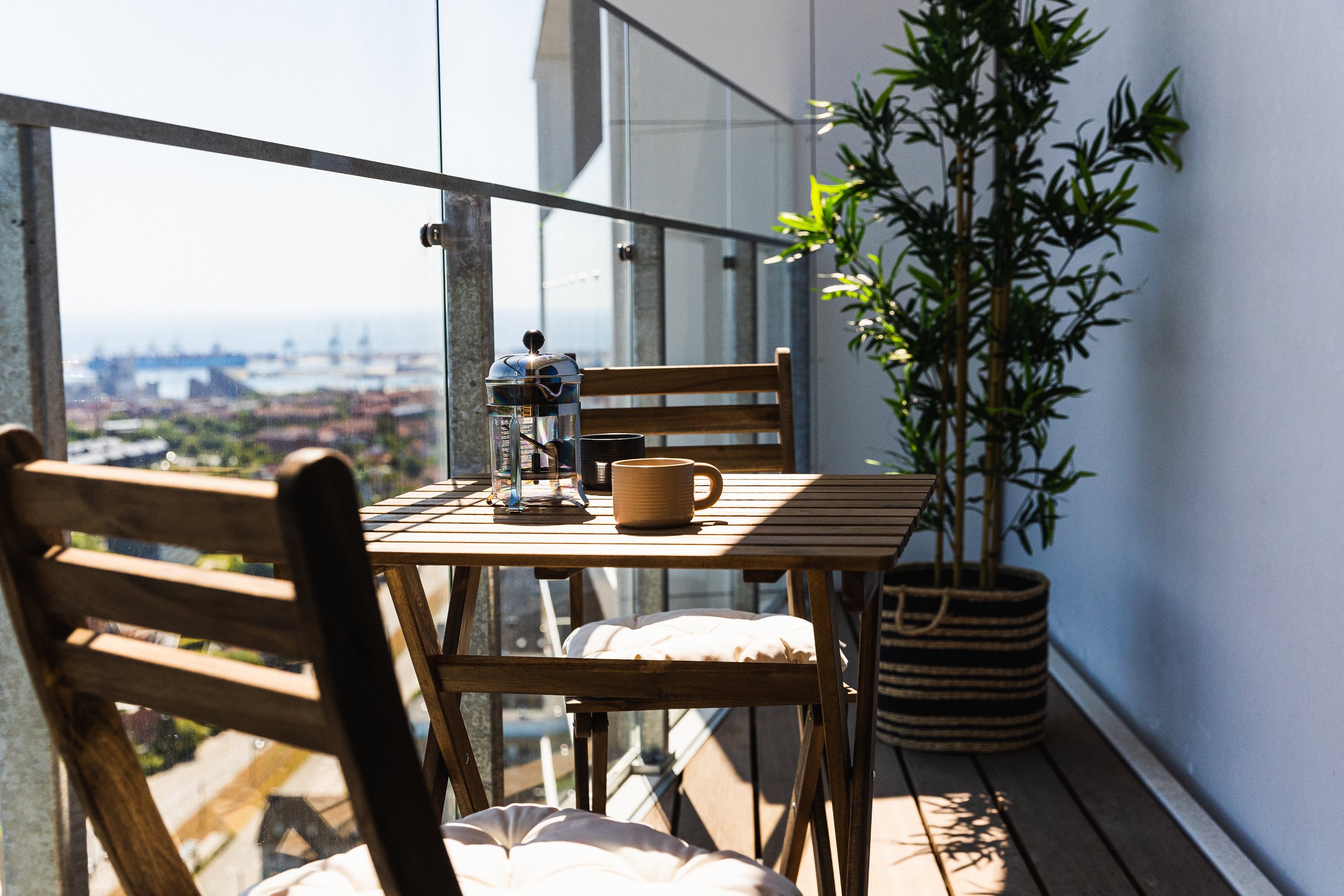 Fremhævet altan billede i fuldskærmstilstand. Billede af Gøteborg Allé 6, 1. 1., 8200 Aarhus N