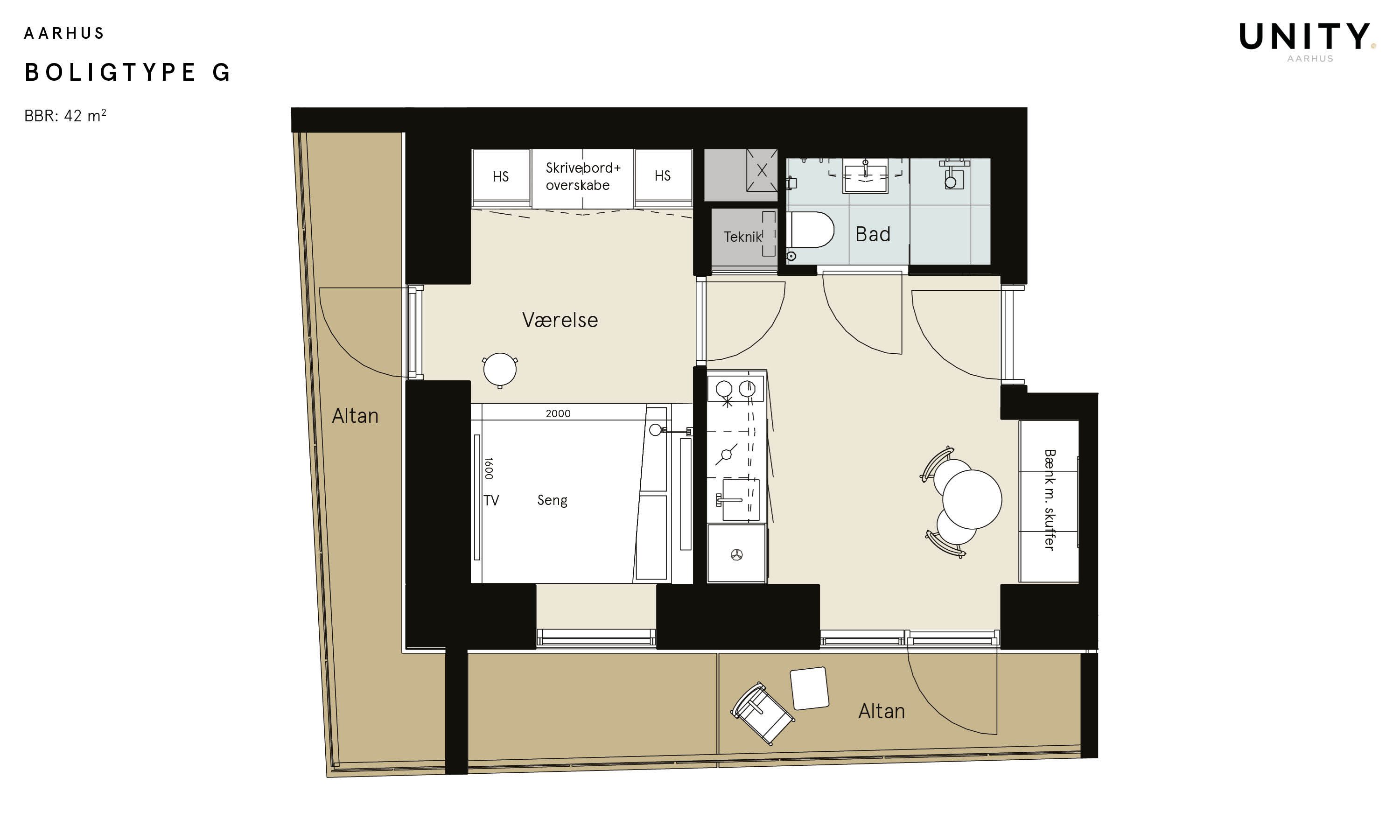 Plantegninger billede af Gøteborg Allé 6, 8. 2., 8200 Aarhus N