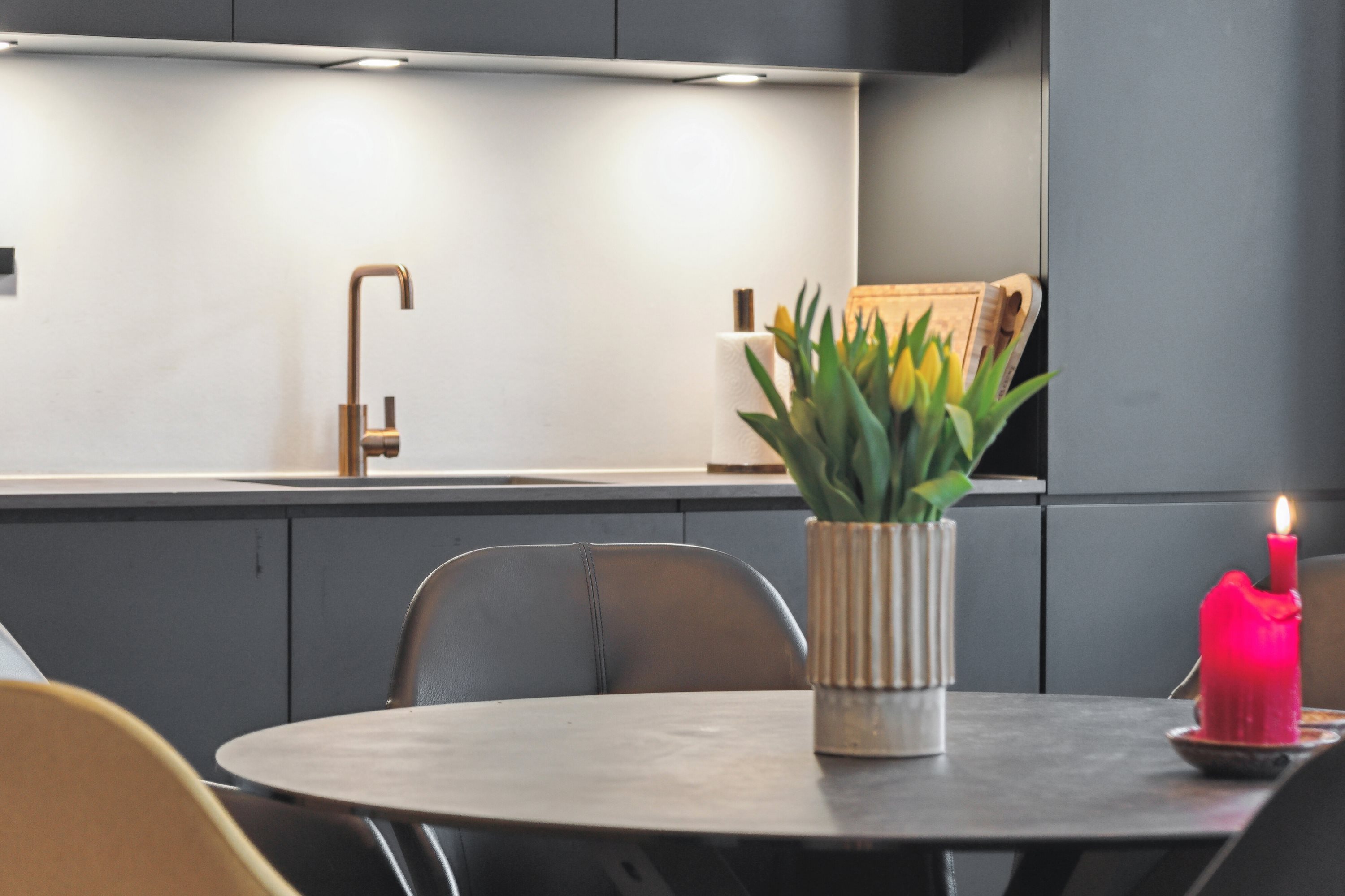 Fremhævet køkken billede i fuldskærmstilstand. Billede af Søndergade 23, 2. th., 8600 Silkeborg