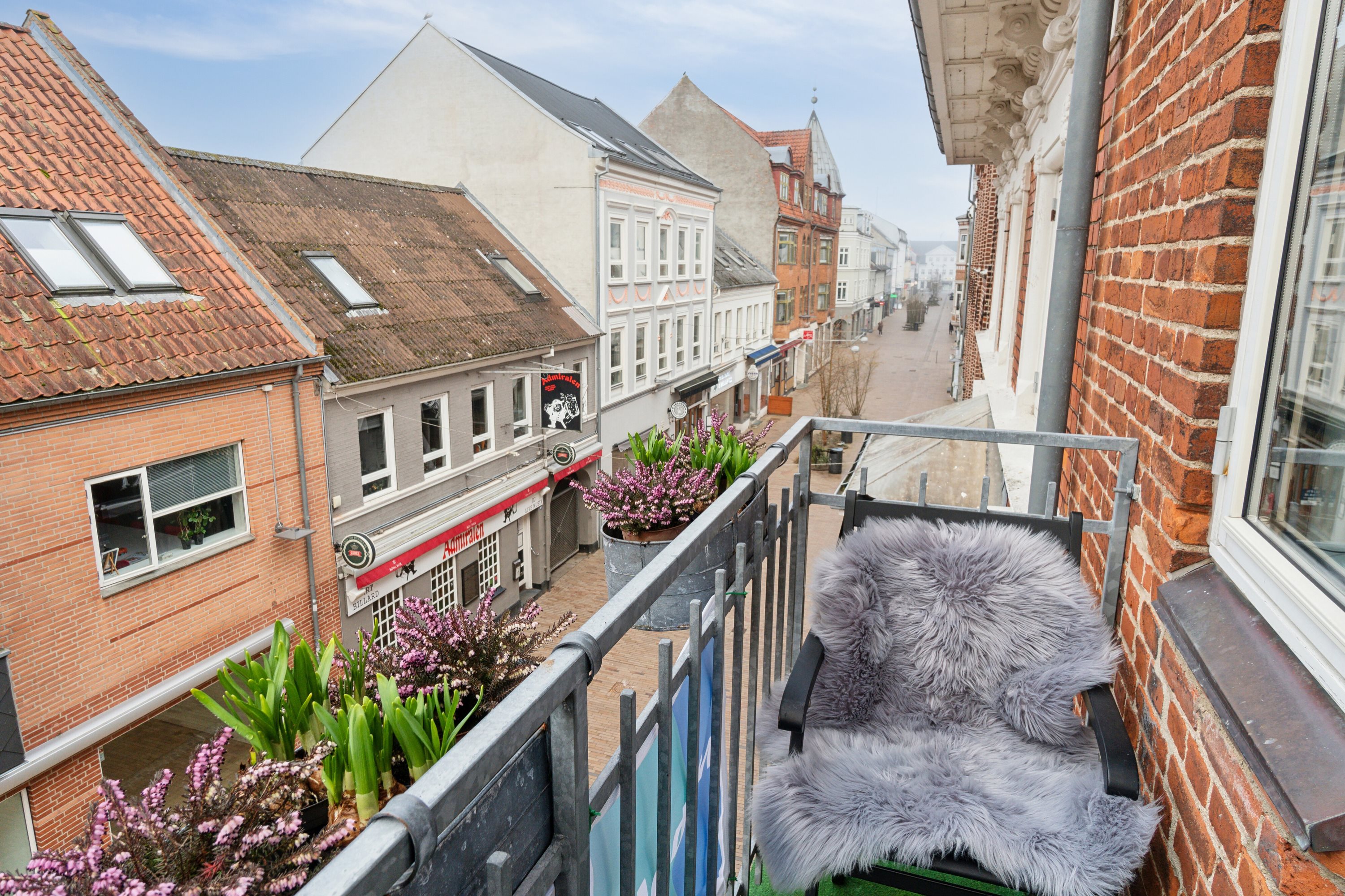 Fremhævet altan billede i fuldskærmstilstand. Billede af Søndergade 23, 2. th., 8600 Silkeborg