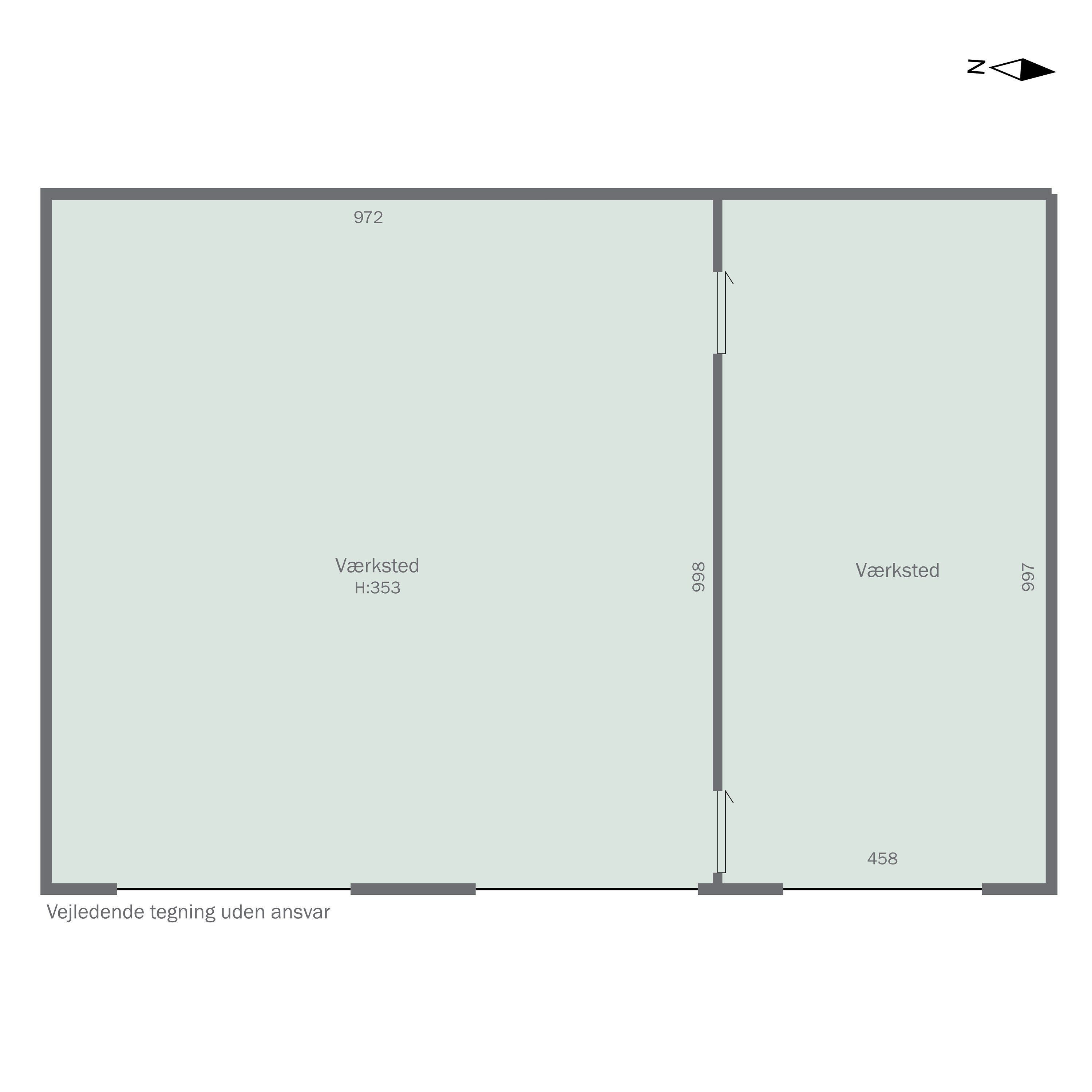 Plantegninger billede af Bromøllevej 43, Hunstrup, 7700 Thisted