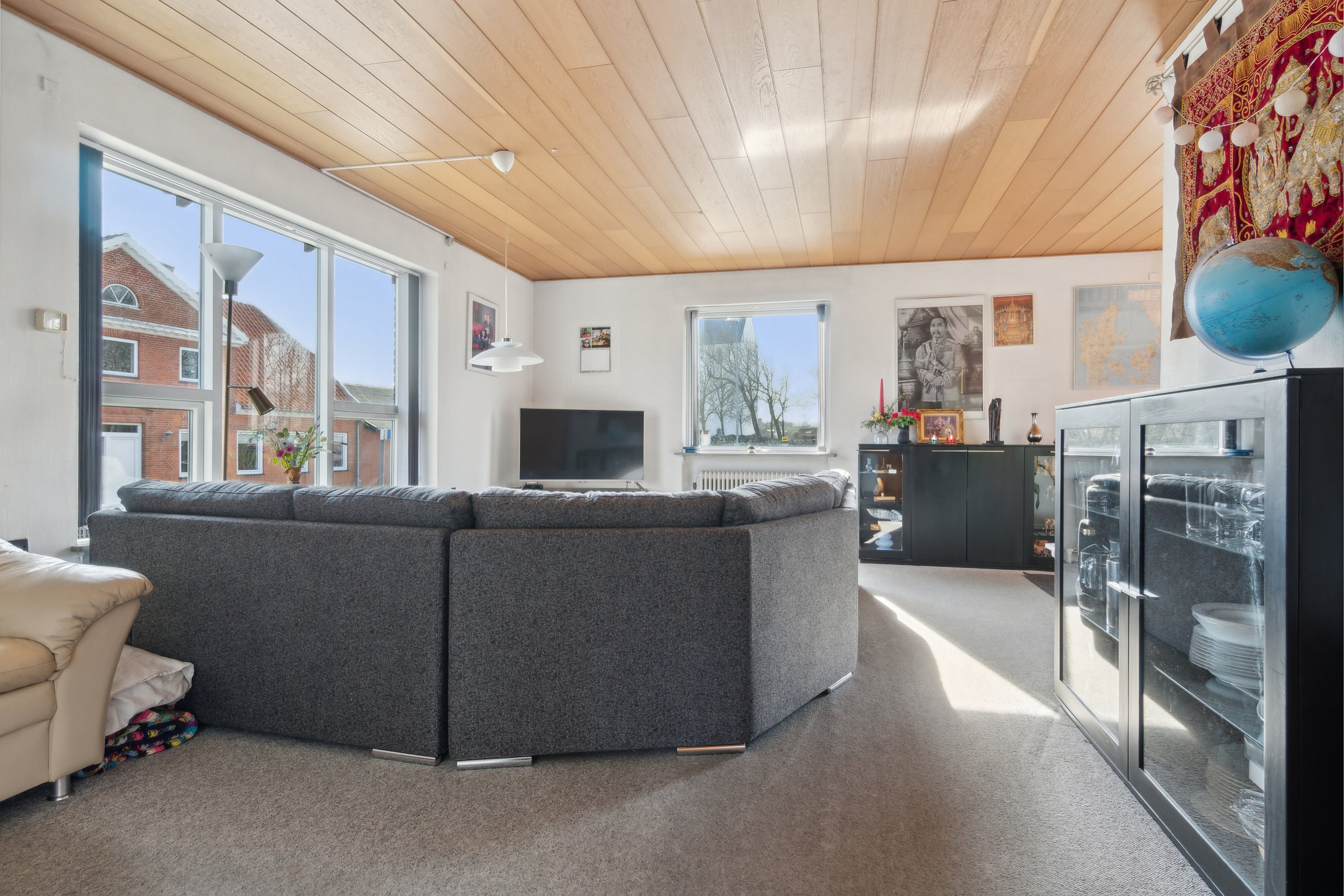 Fremhævet stue billede i fuldskærmstilstand. Billede af Bromøllevej 43, Hunstrup, 7700 Thisted