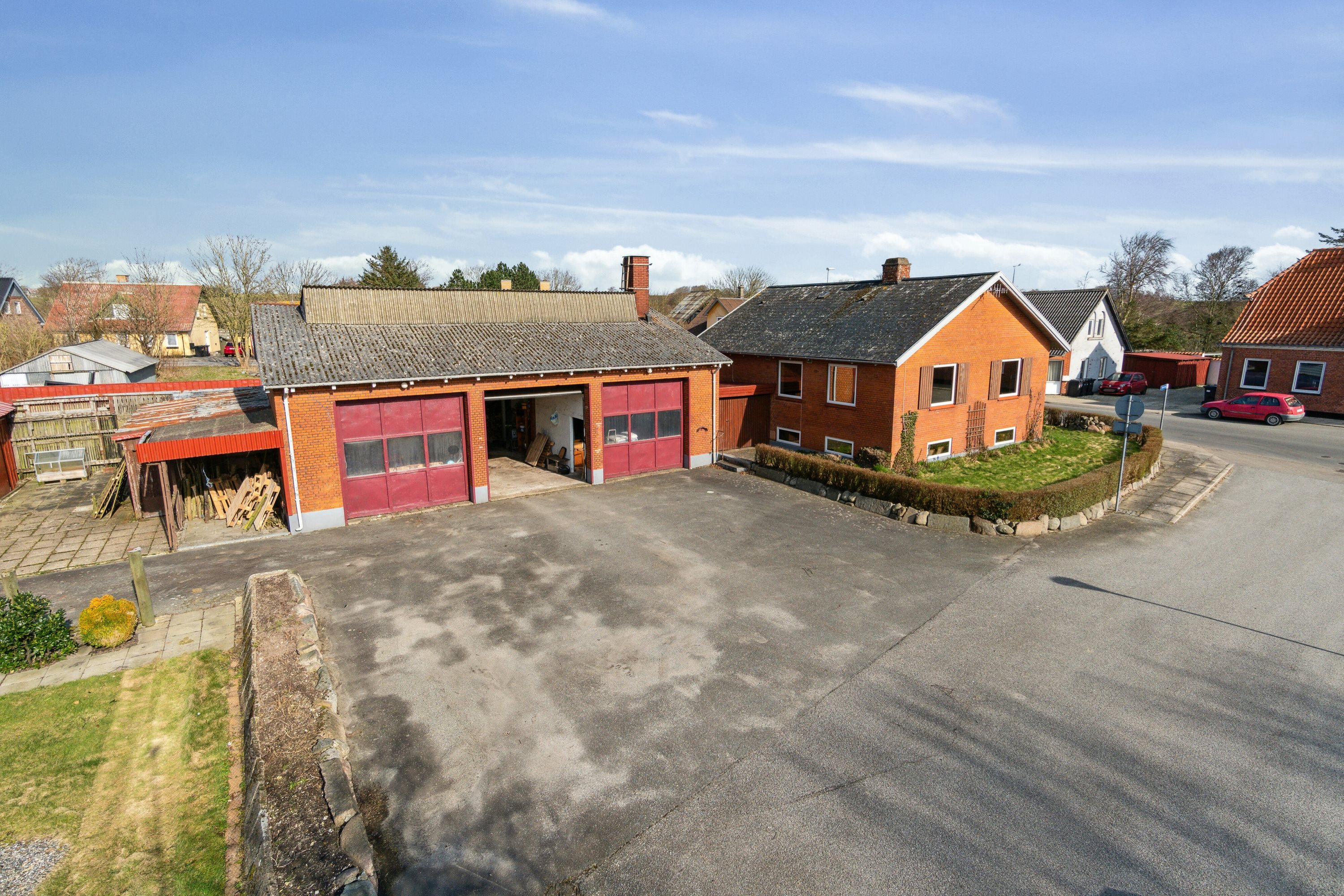 Fremhævet set fra vejen billede i fuldskærmstilstand. Billede af Bromøllevej 43, Hunstrup, 7700 Thisted