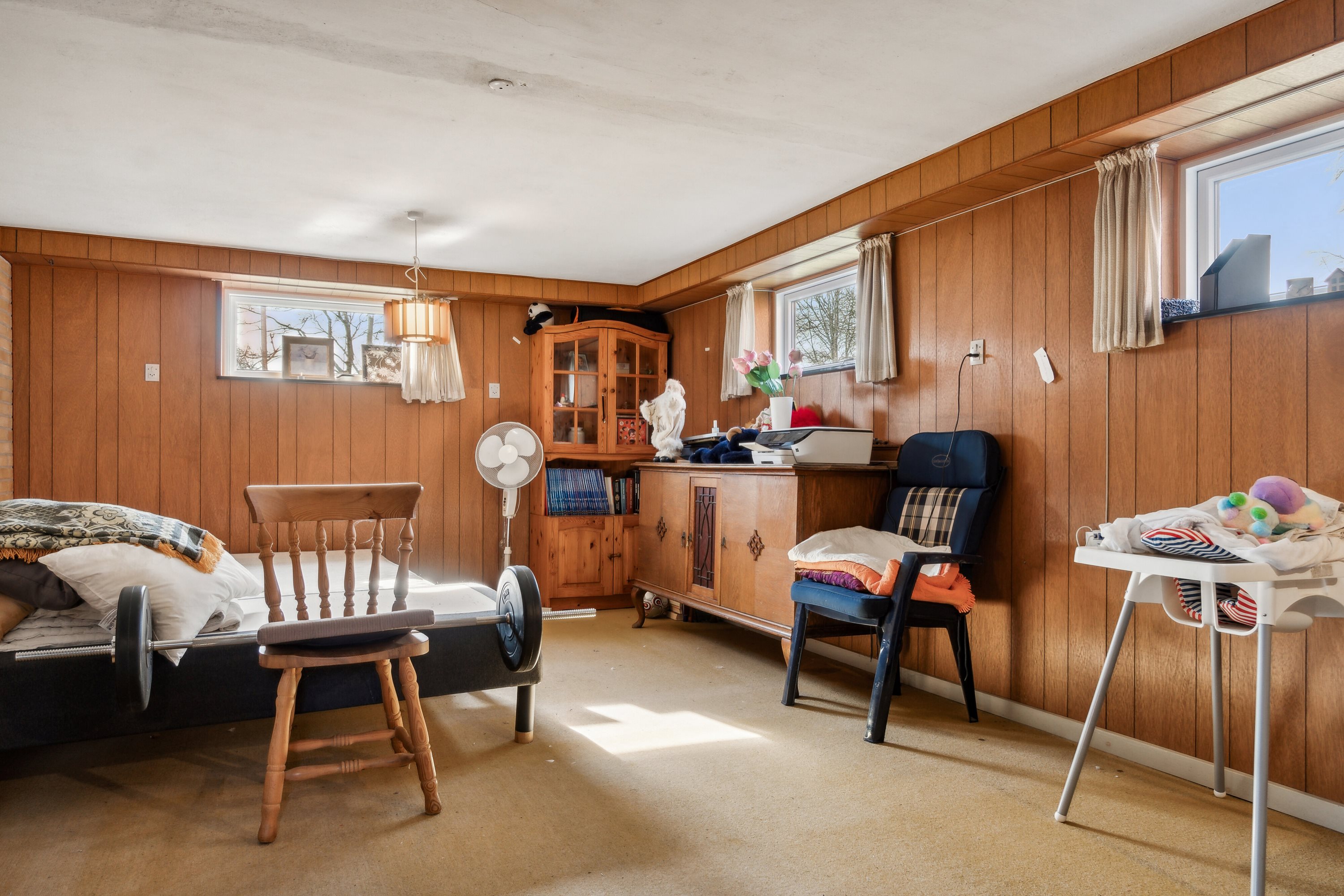 Fremhævet soveværelse billede i fuldskærmstilstand. Billede af Bromøllevej 43, Hunstrup, 7700 Thisted