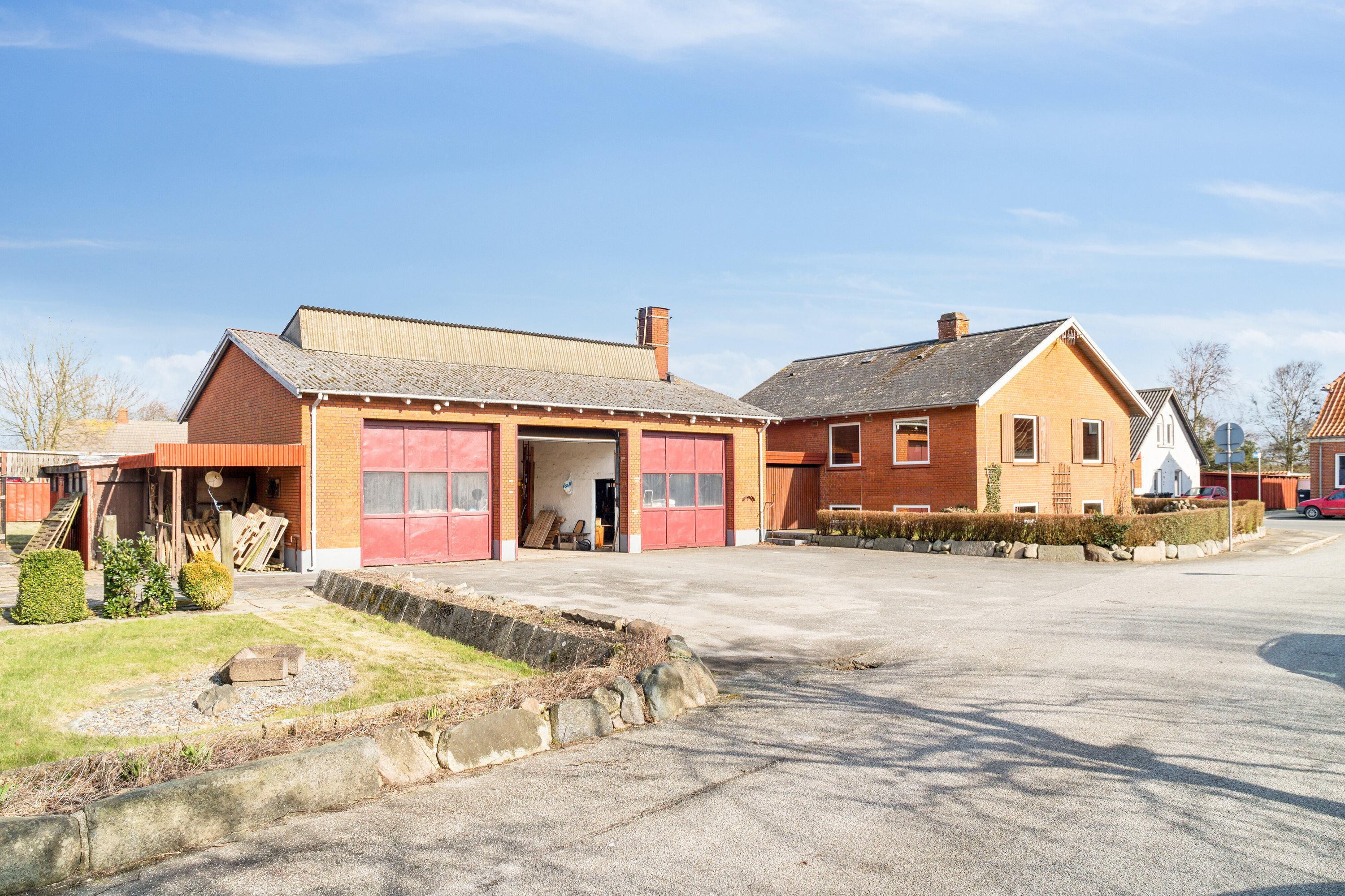 Fremhævet set fra vejen billede i fuldskærmstilstand. Billede af Bromøllevej 43, Hunstrup, 7700 Thisted