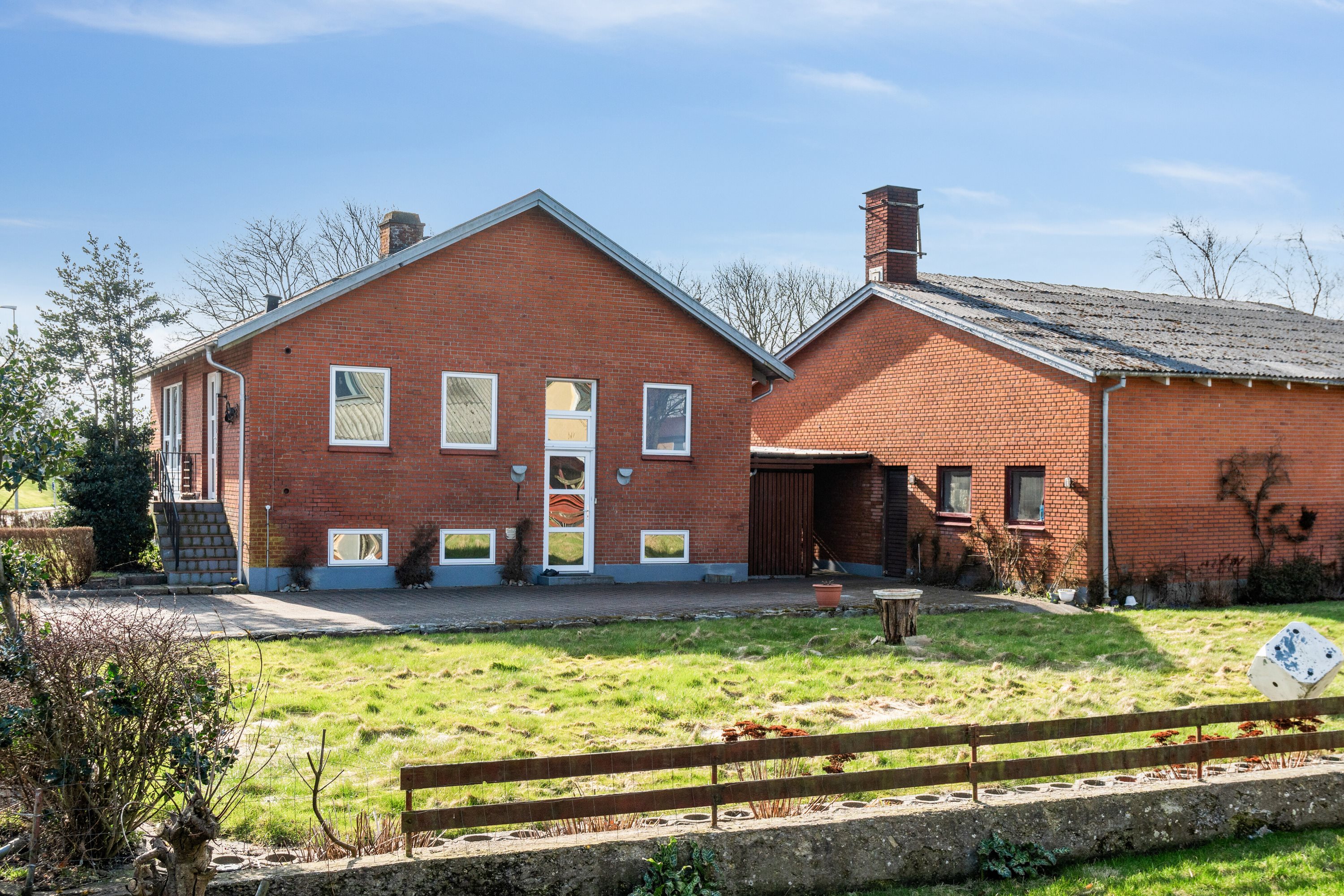 Fremhævet set fra haven billede i fuldskærmstilstand. Billede af Bromøllevej 43, Hunstrup, 7700 Thisted