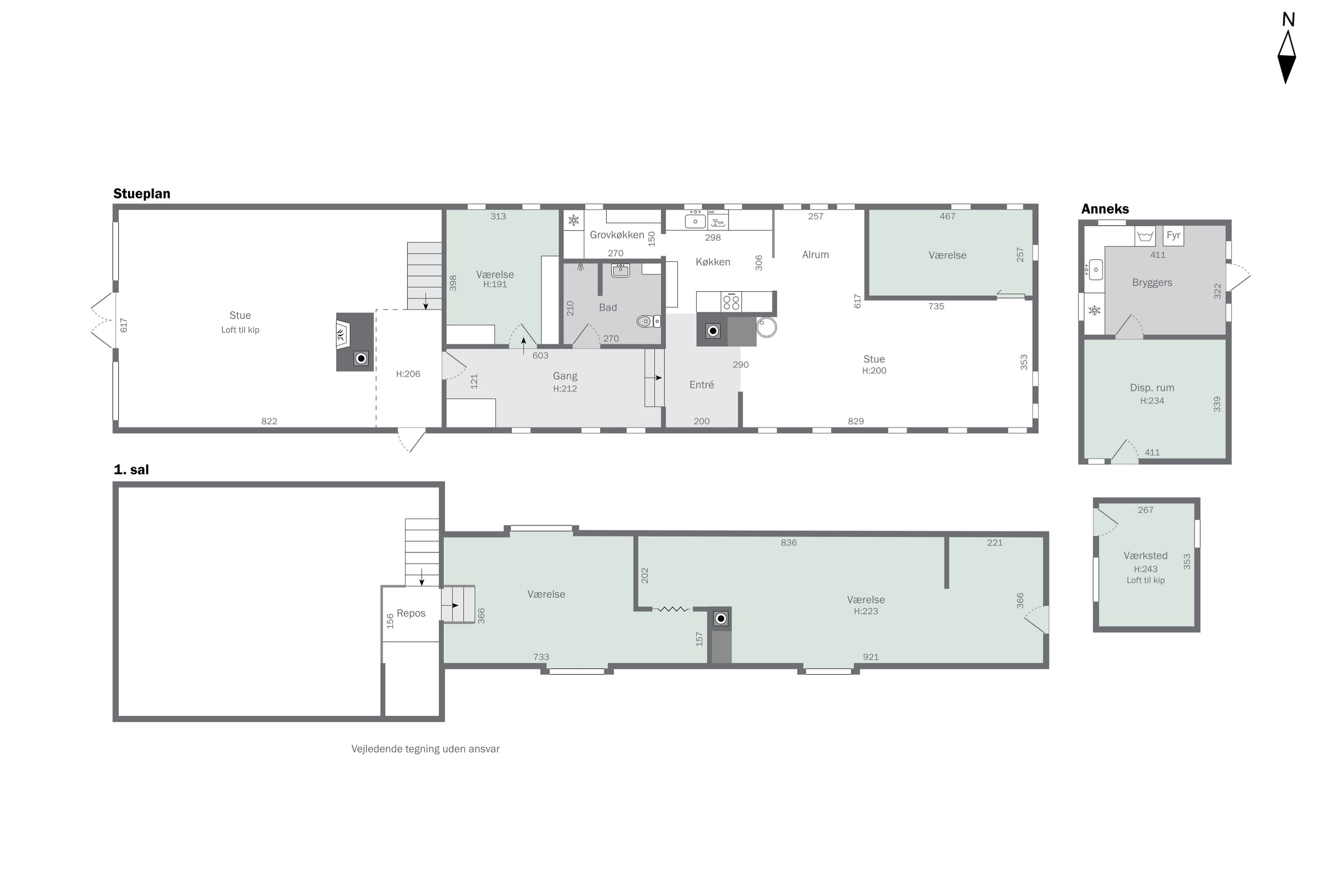 Plantegninger billede af Stormgårdsvej 13, Skuldelev, 4050 Skibby