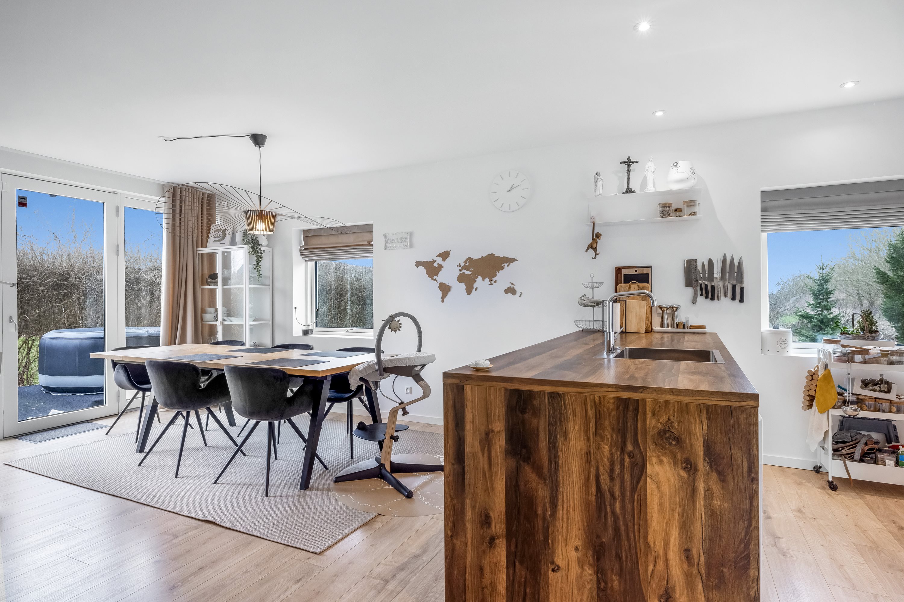 Fremhævet køkken alrum billede i fuldskærmstilstand. Billede af Gammel Viborgvej 124, 8471 Sabro