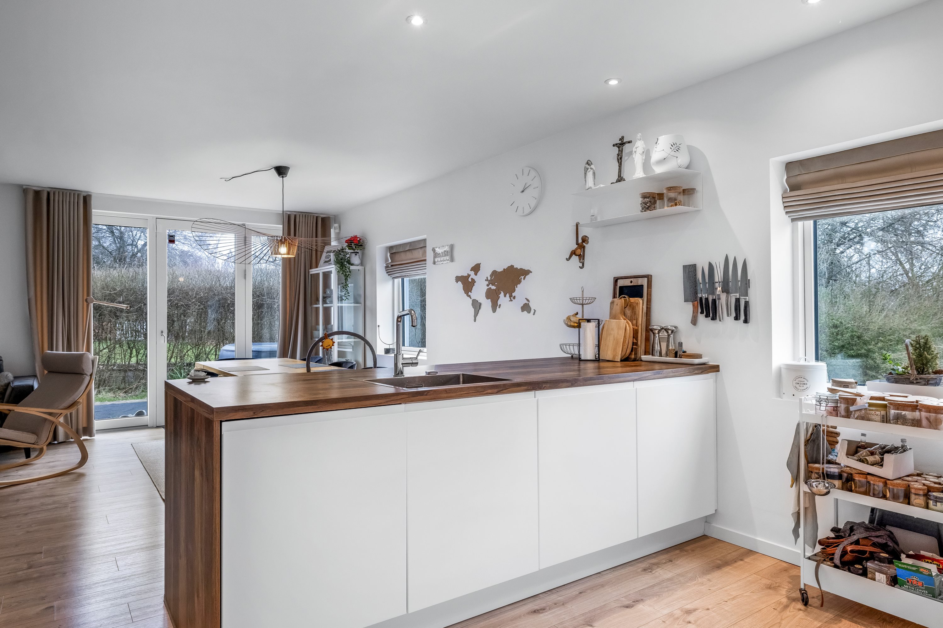 Fremhævet køkken alrum billede i fuldskærmstilstand. Billede af Gammel Viborgvej 124, 8471 Sabro