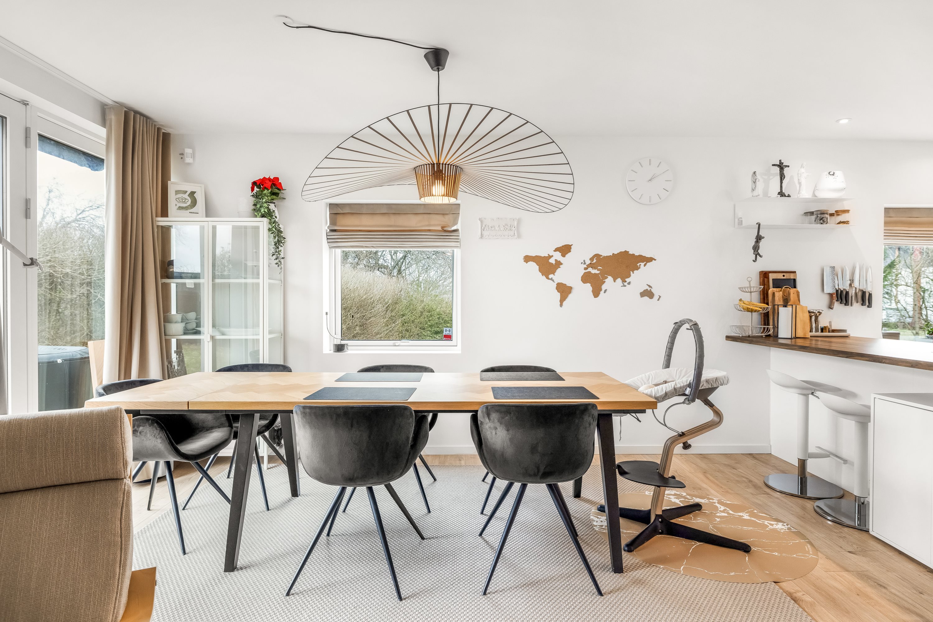 Fremhævet køkken alrum billede i fuldskærmstilstand. Billede af Gammel Viborgvej 124, 8471 Sabro