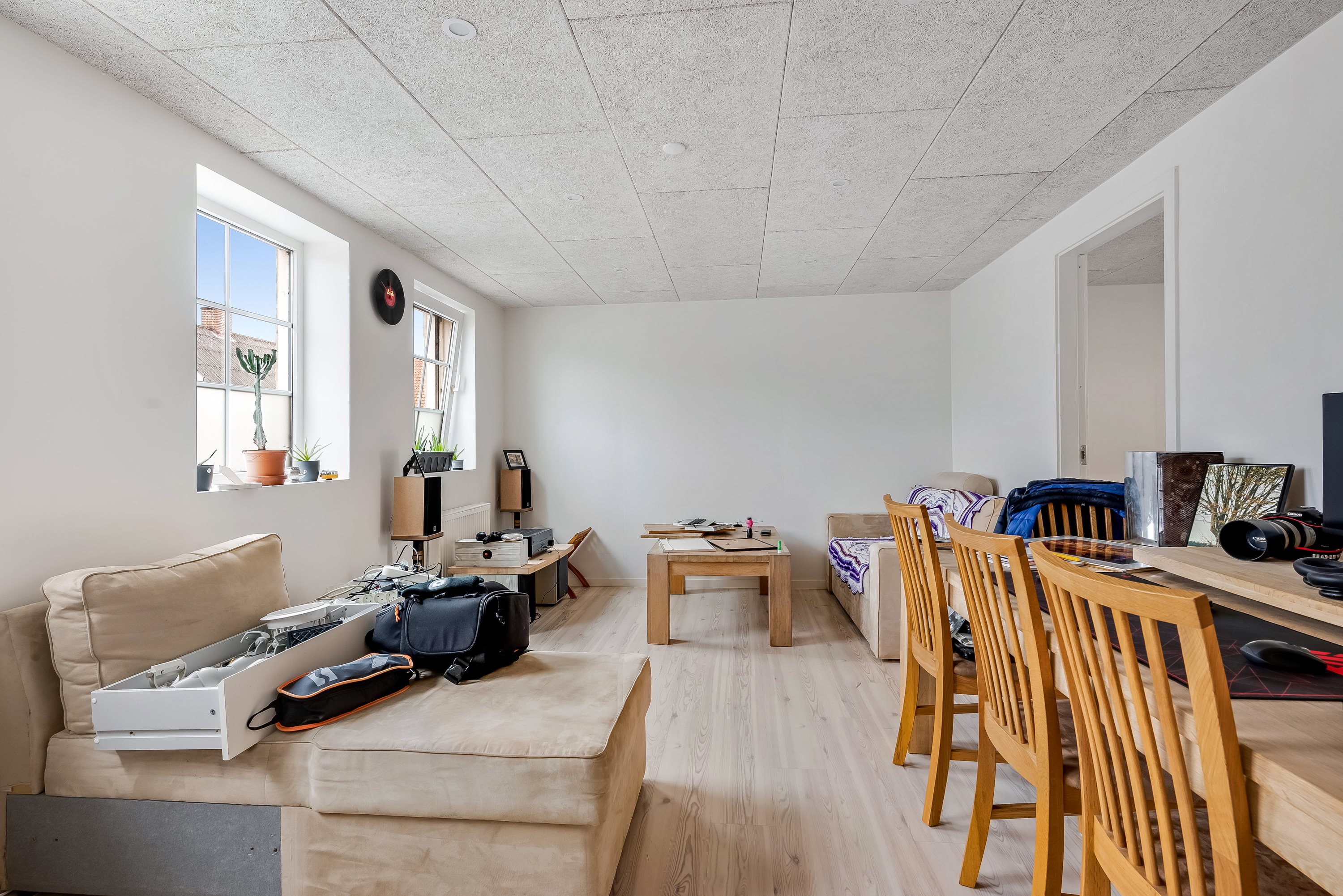 Fremhævet stue billede i fuldskærmstilstand. Billede af Brogade 19, 7660 Bækmarksbro