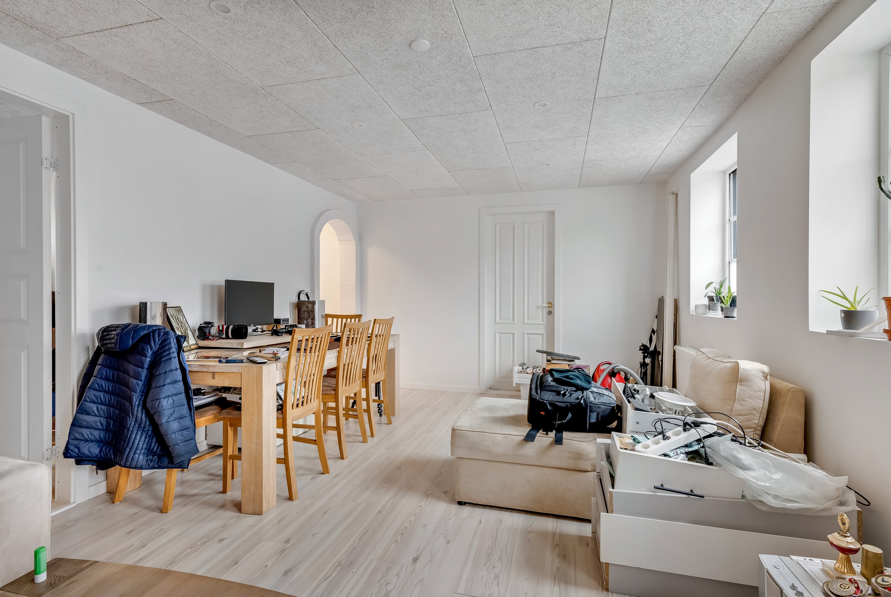 Fremhævet stue billede i fuldskærmstilstand. Billede af Brogade 19, 7660 Bækmarksbro