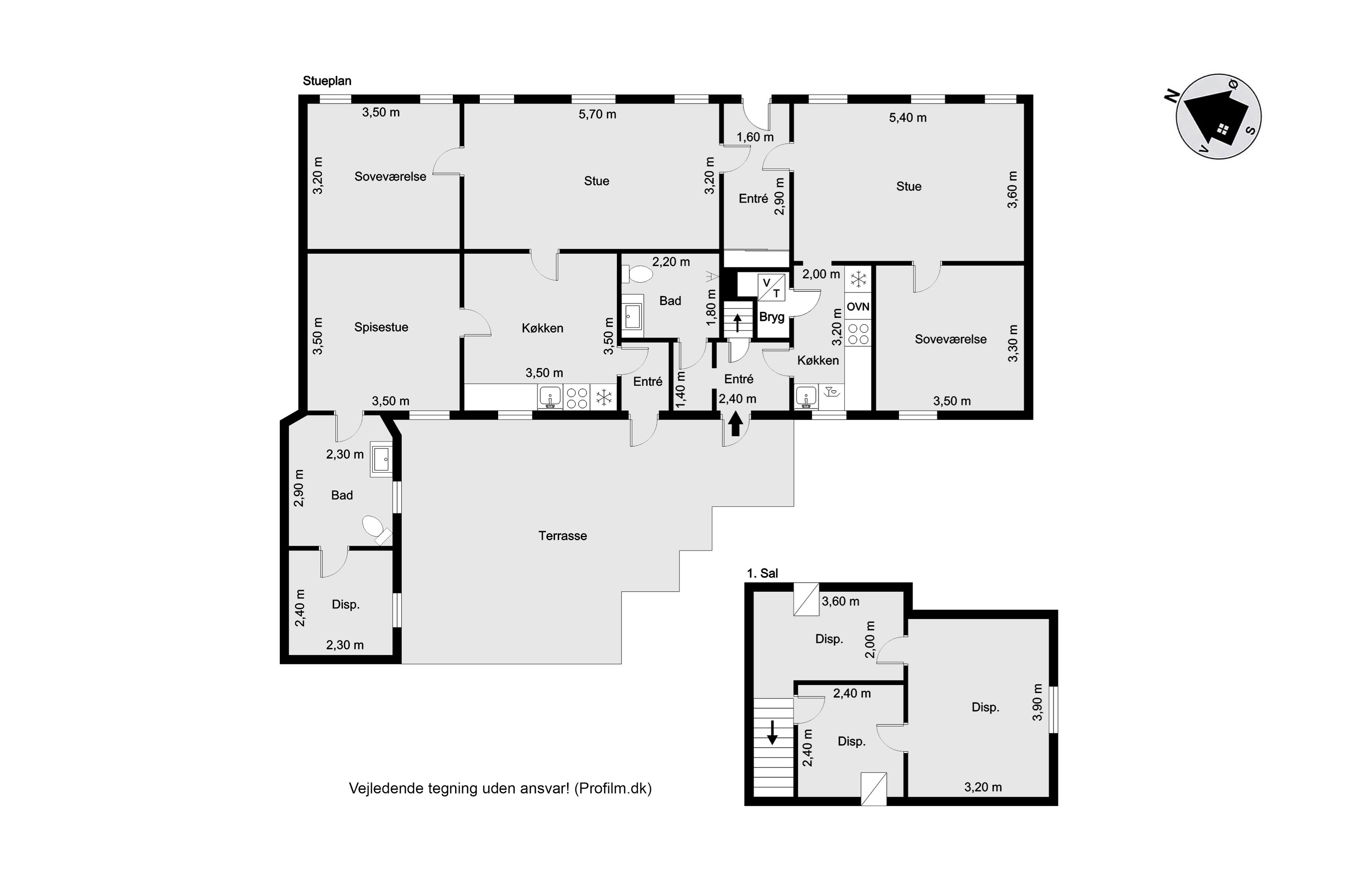 Plantegninger billede af Brogade 19, 7660 Bækmarksbro