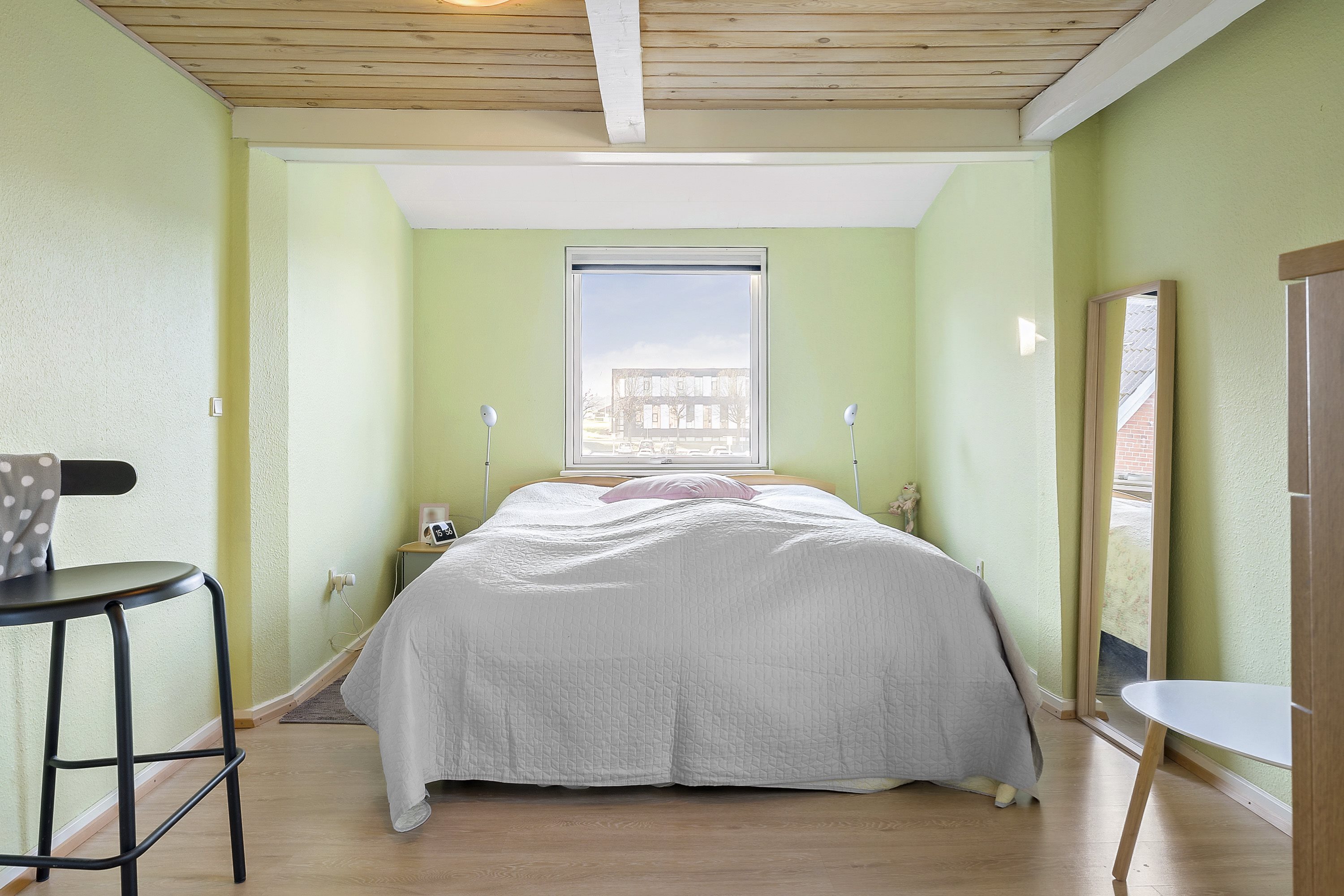 Fremhævet soveværelse billede i fuldskærmstilstand. Billede af Viborgvej 24, Hammershøj, 8830 Tjele