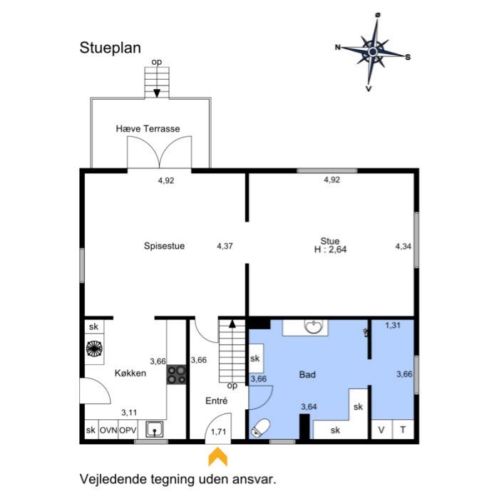 Plantegninger billede af Viborgvej 24, Hammershøj, 8830 Tjele