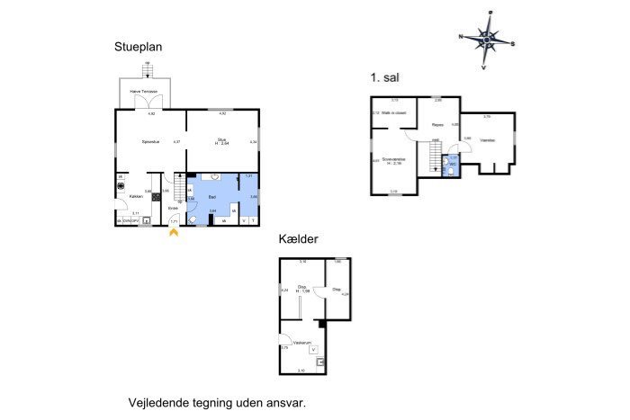 Plantegninger billede af Viborgvej 24, Hammershøj, 8830 Tjele