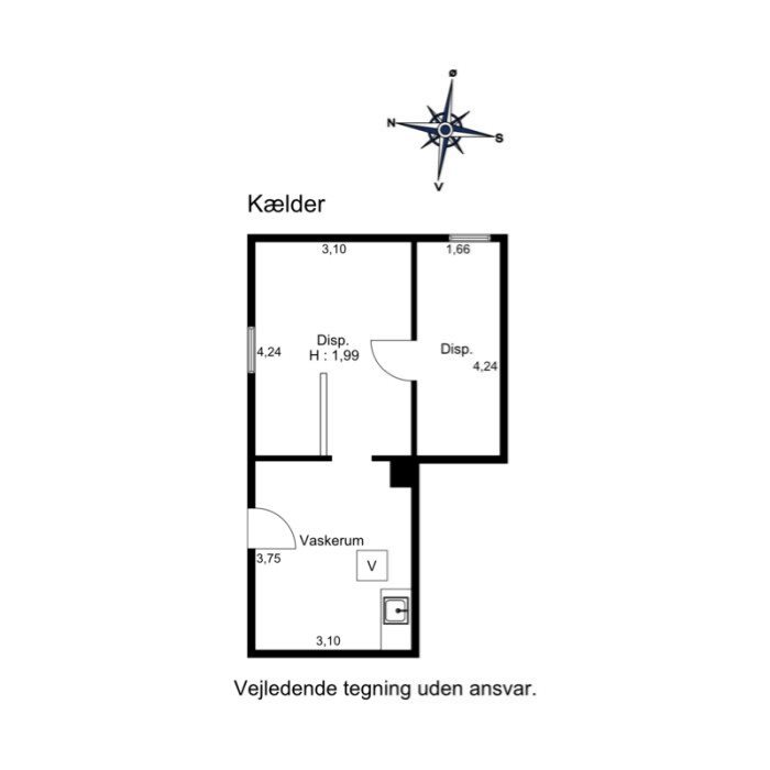 Plantegninger billede af Viborgvej 24, Hammershøj, 8830 Tjele