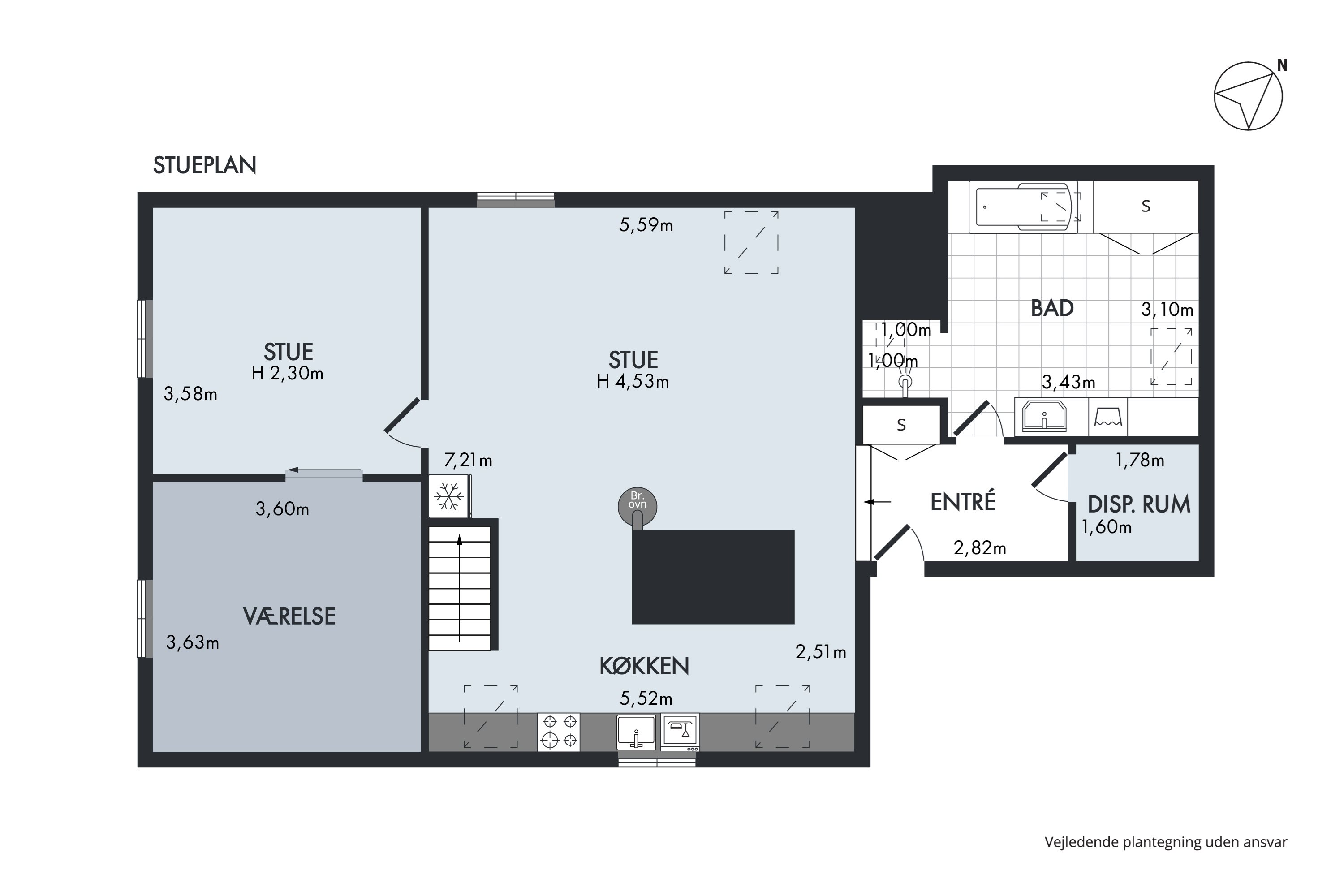 Plantegninger billede af Strandgade 14, 4. tv., 1401 København K