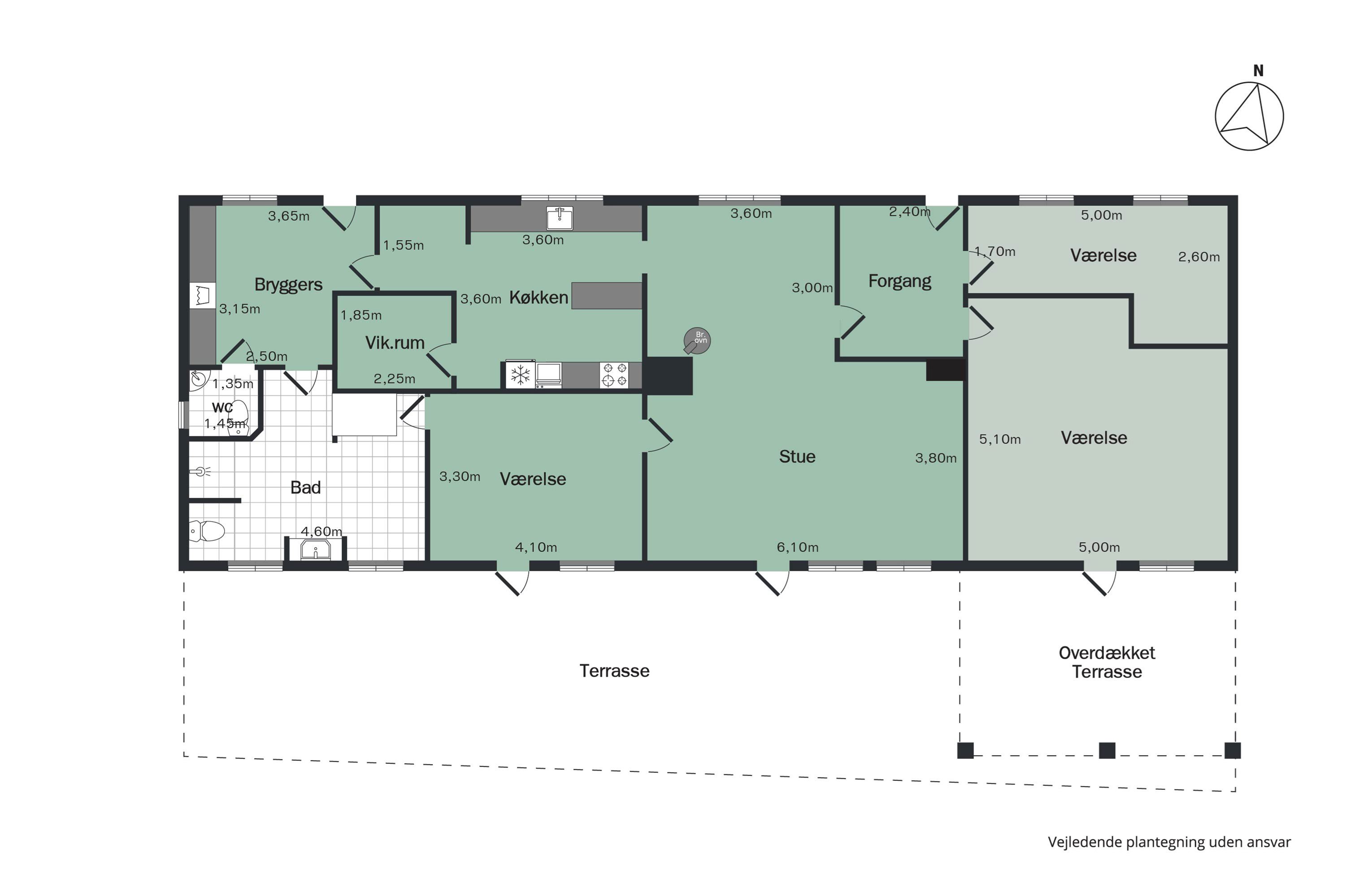 Plantegninger billede af Trangetvej 715, 9740 Jerslev J