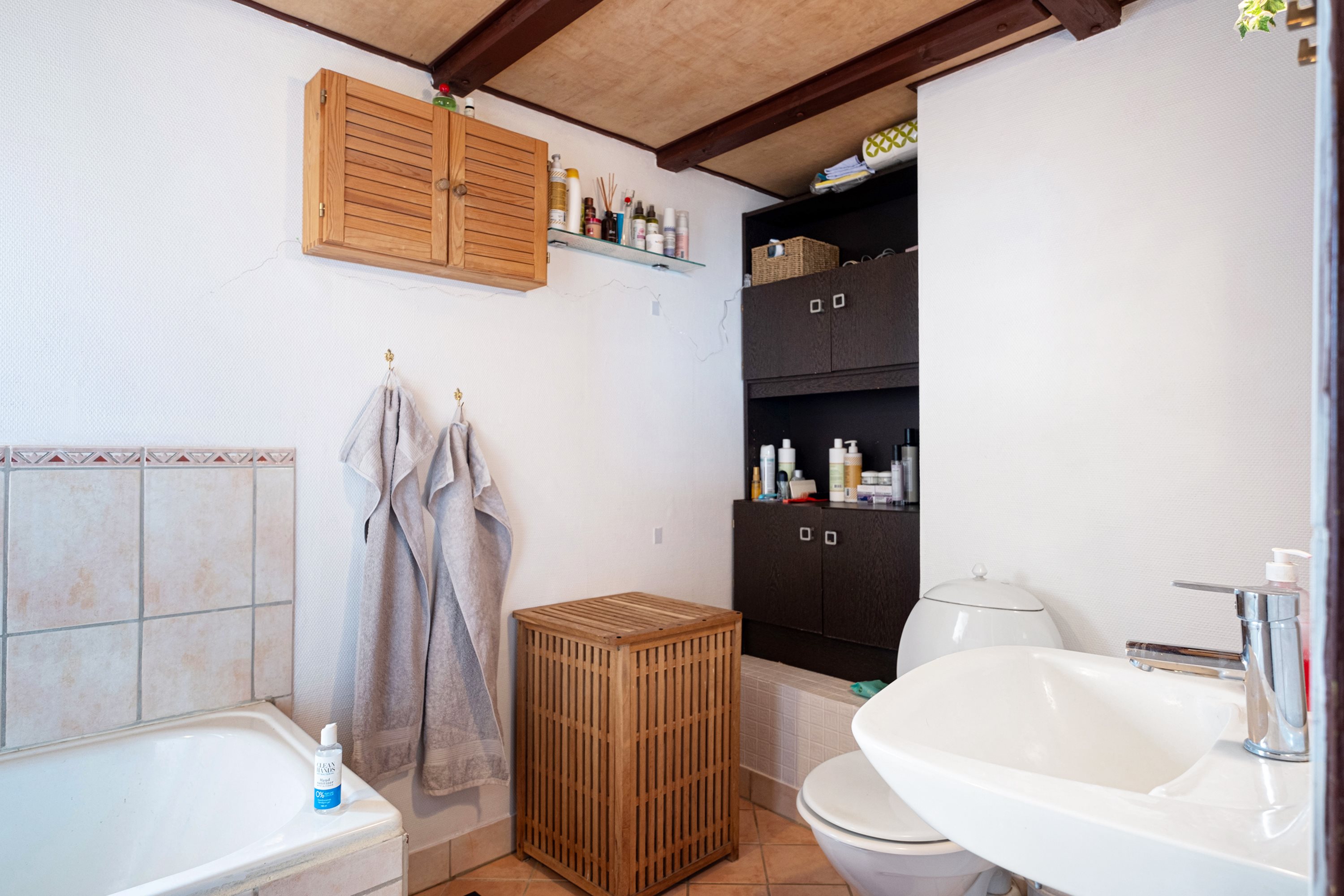 Fremhævet badeværelse billede i fuldskærmstilstand. Billede af Voer Færgevej 23, Hevring, 8950 Ørsted