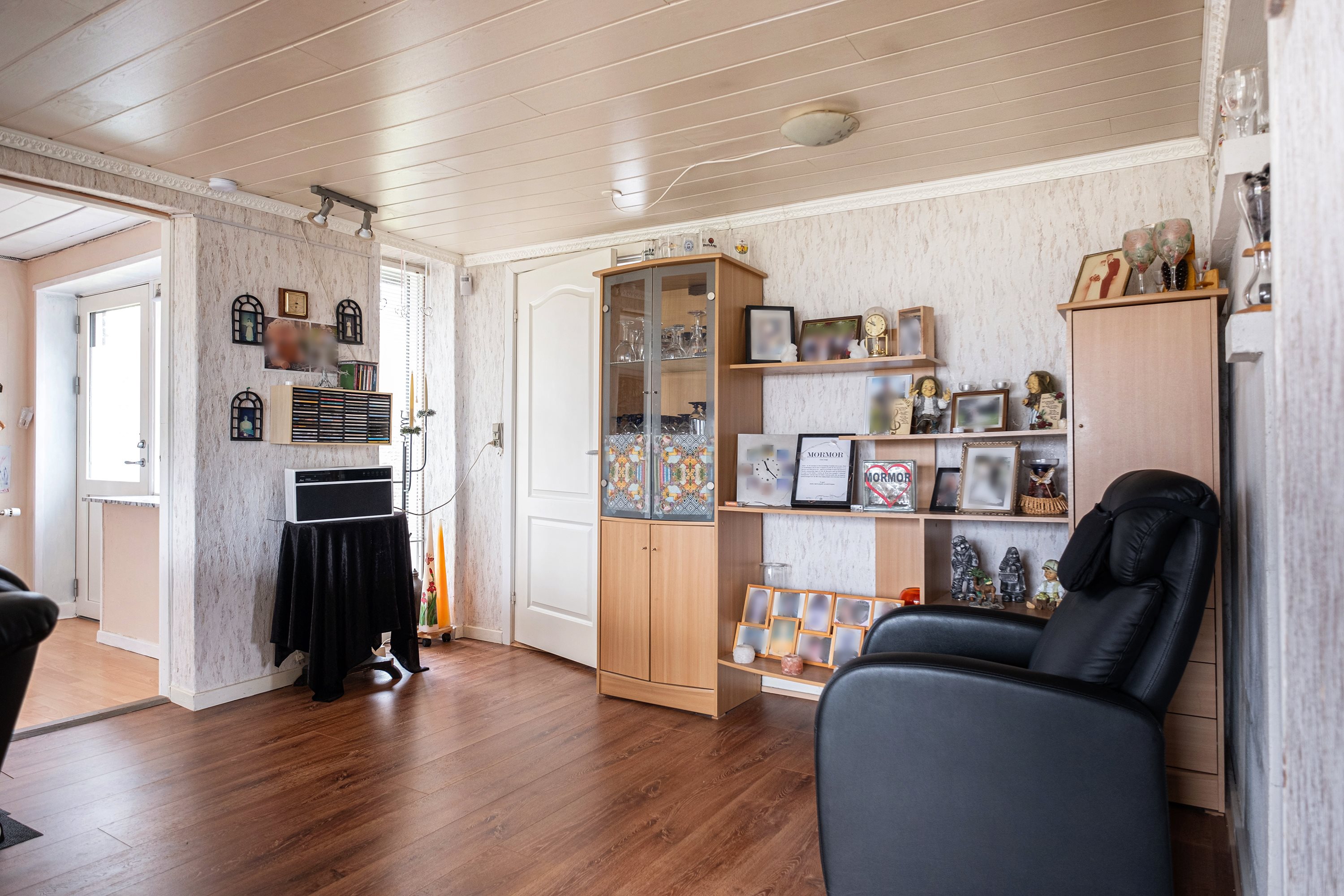 Fremhævet stue billede i fuldskærmstilstand. Billede af Voer Færgevej 23, Hevring, 8950 Ørsted