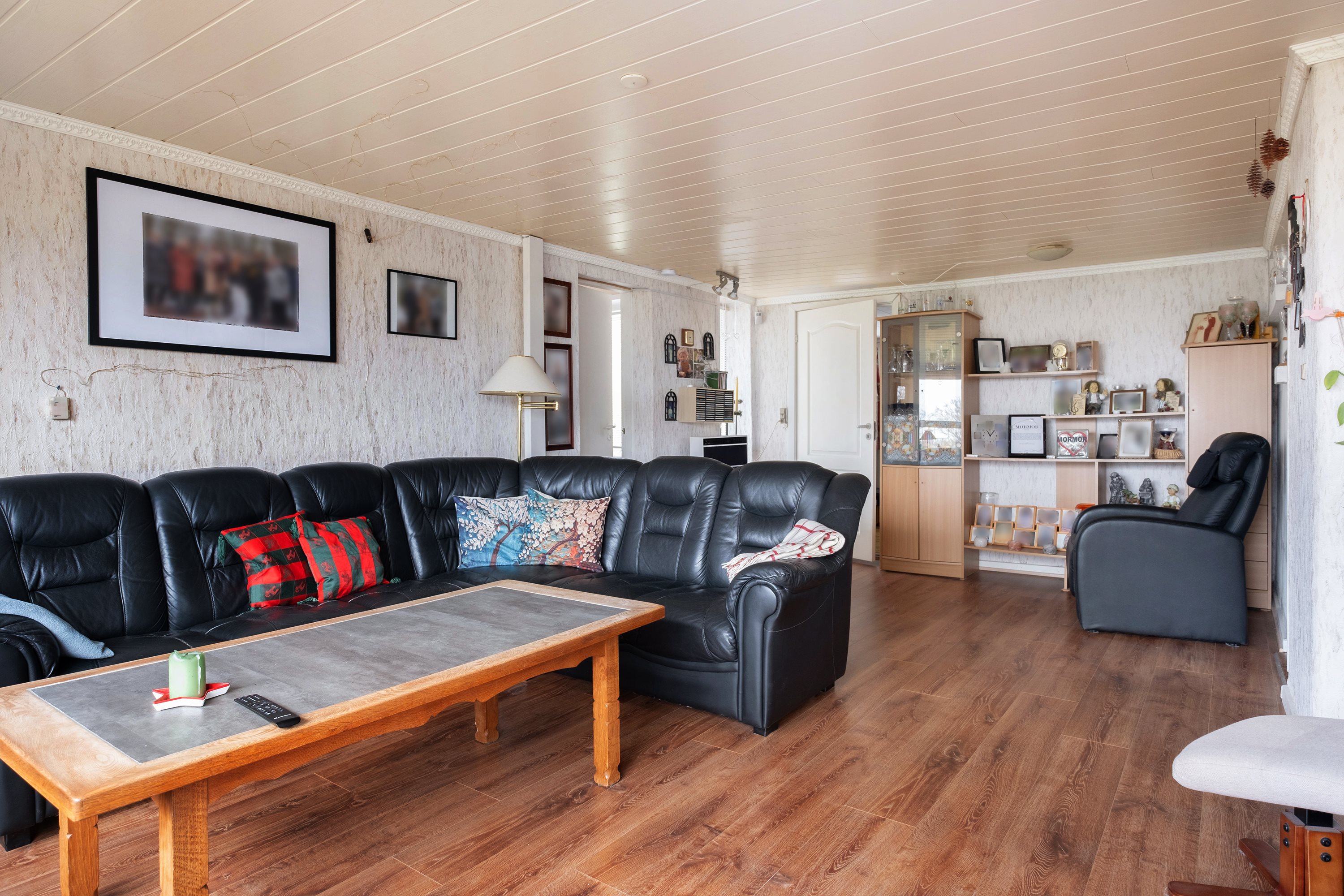 Fremhævet stue billede i fuldskærmstilstand. Billede af Voer Færgevej 23, Hevring, 8950 Ørsted