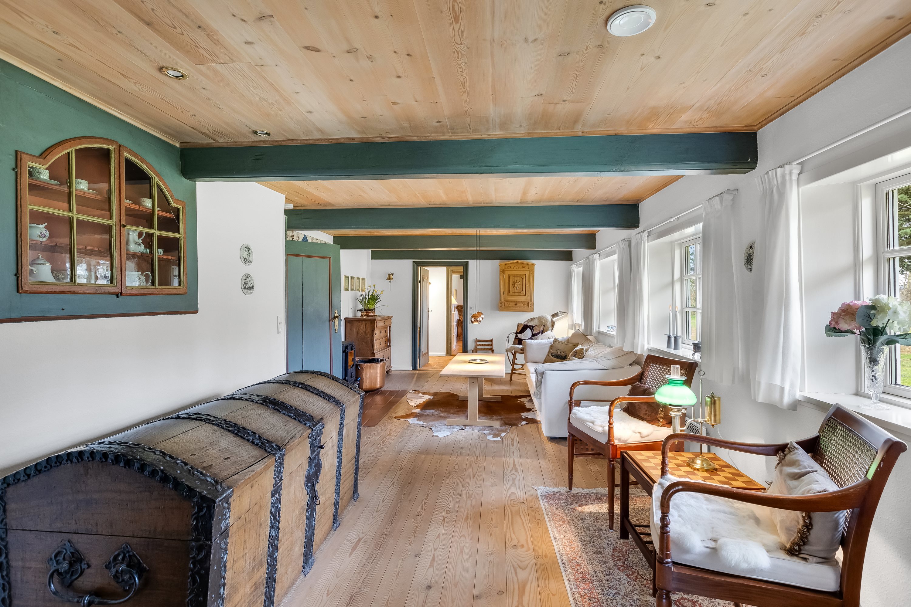 Fremhævet stue billede i fuldskærmstilstand. Billede af Gl Skolevej 18, Kongsmark, 6792 Rømø