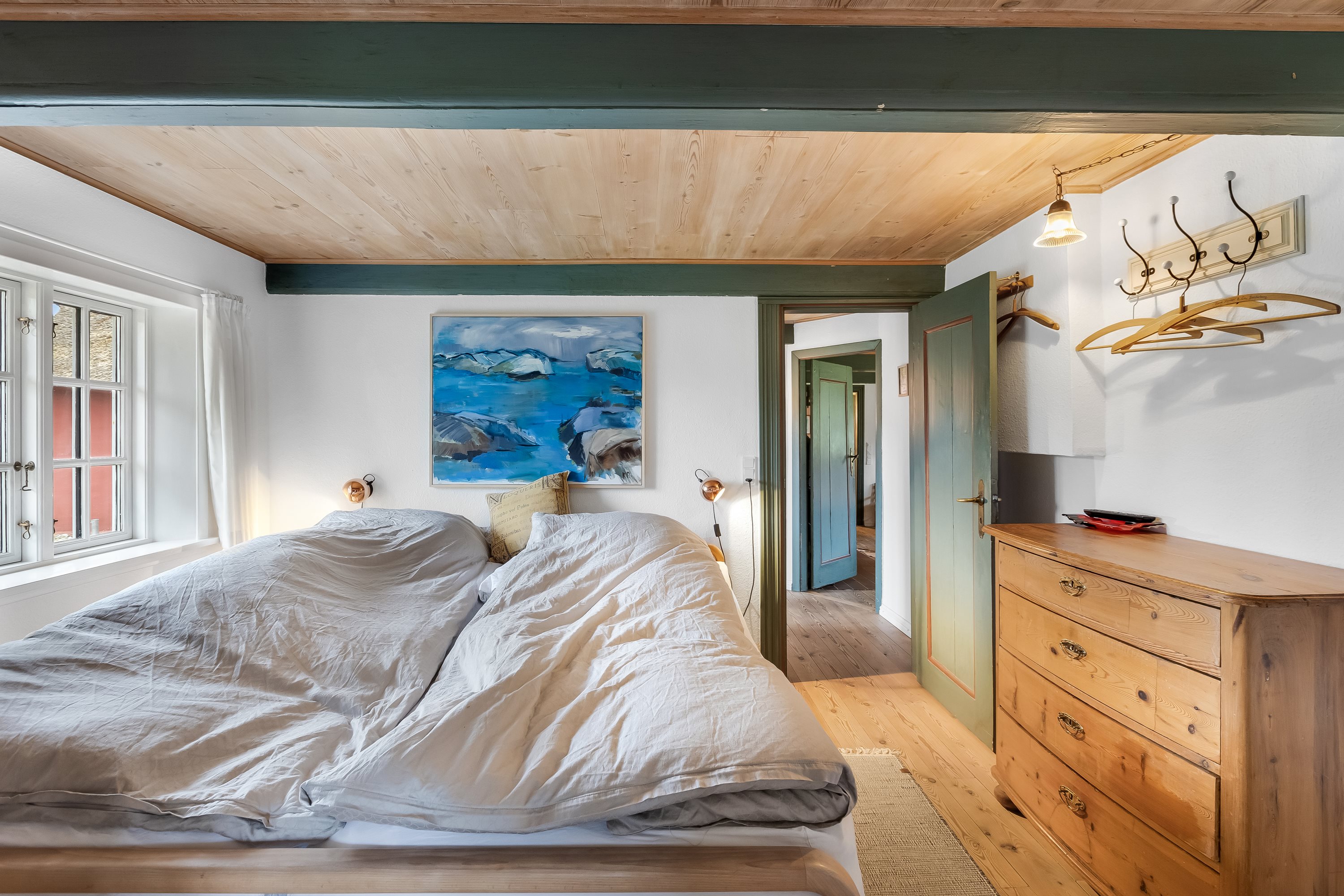 Fremhævet soveværelse billede i fuldskærmstilstand. Billede af Gl Skolevej 18, Kongsmark, 6792 Rømø