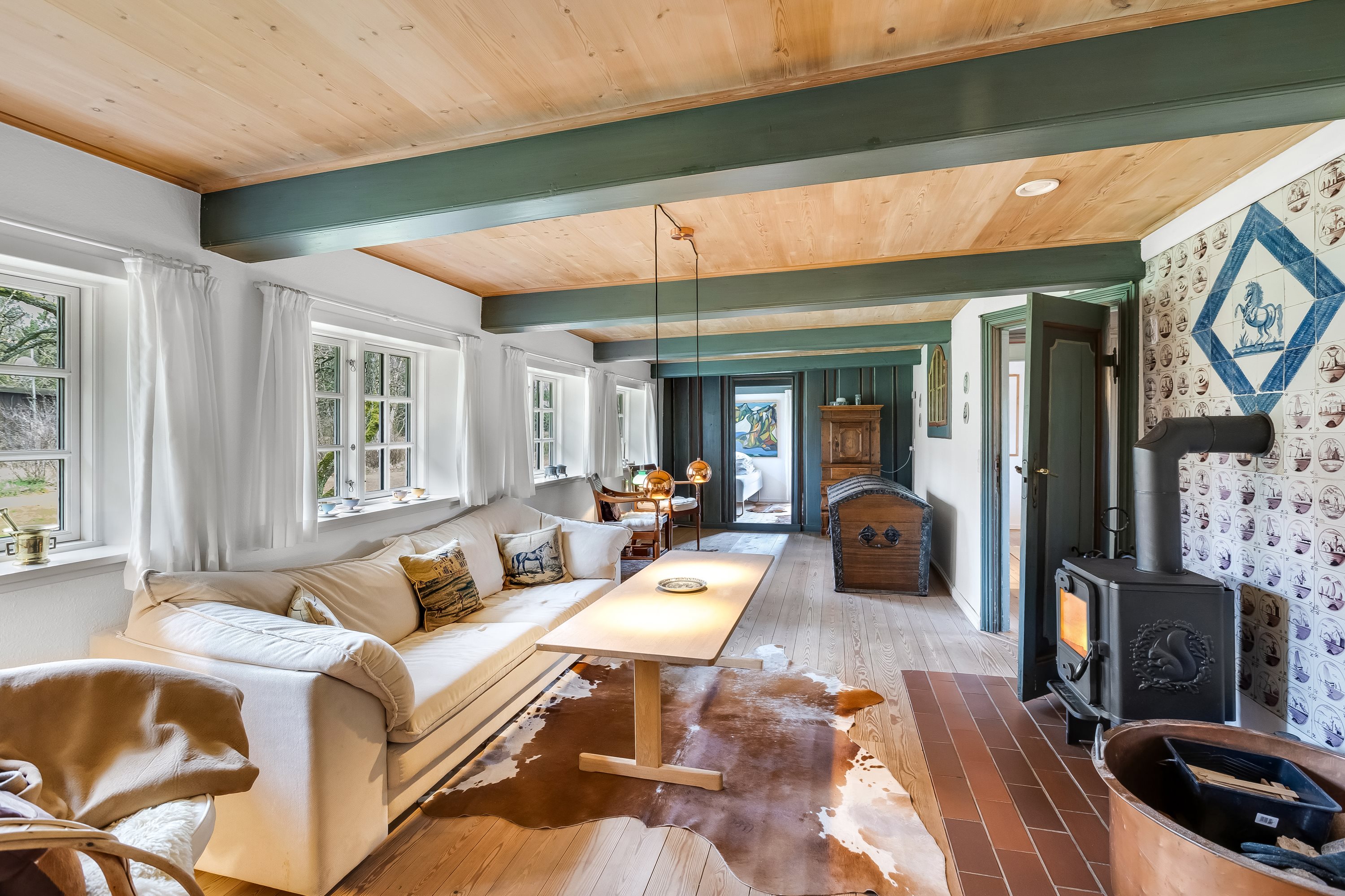 Fremhævet stue billede i fuldskærmstilstand. Billede af Gl Skolevej 18, Kongsmark, 6792 Rømø