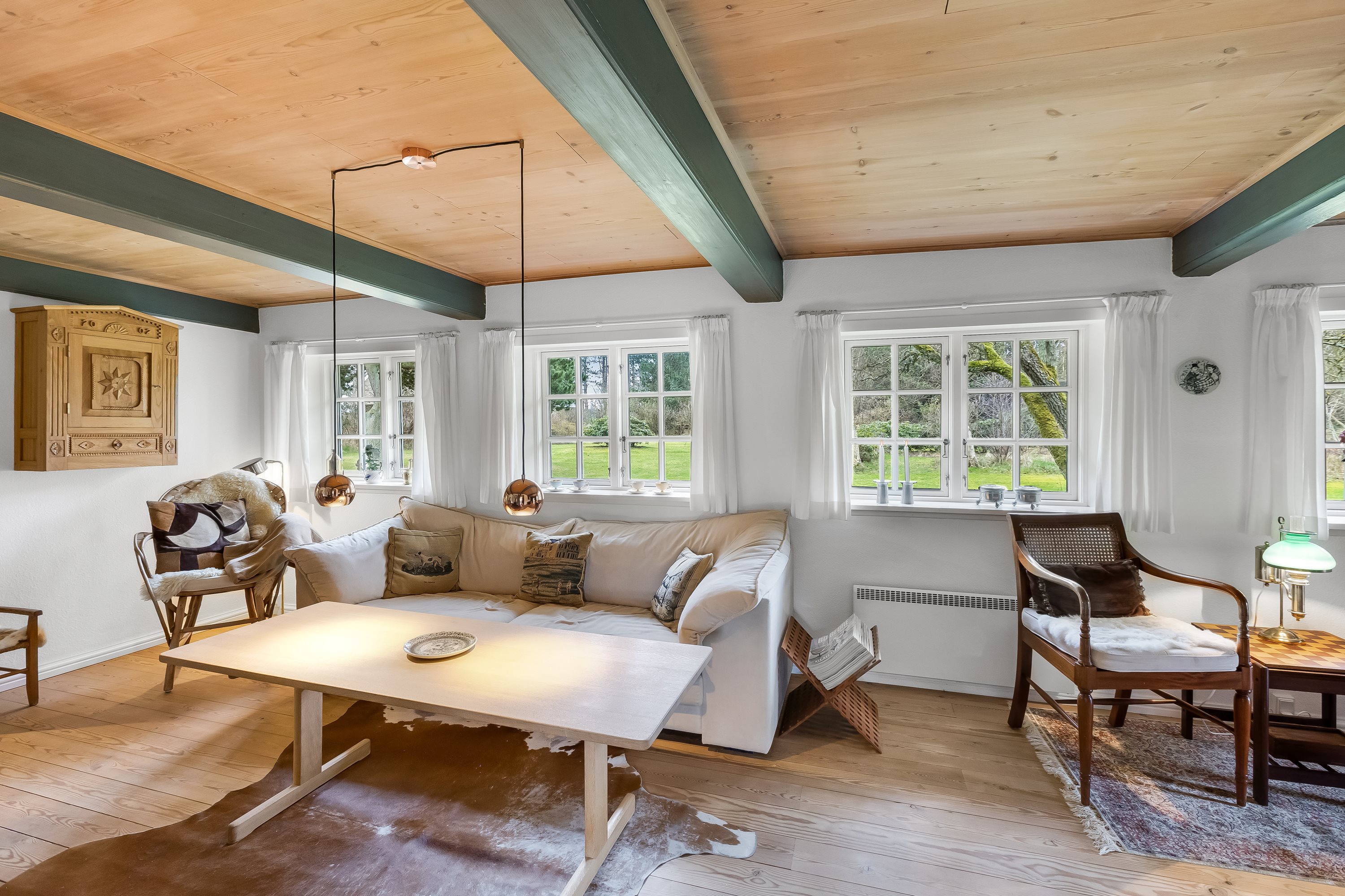 Fremhævet stue billede i fuldskærmstilstand. Billede af Gl Skolevej 18, Kongsmark, 6792 Rømø