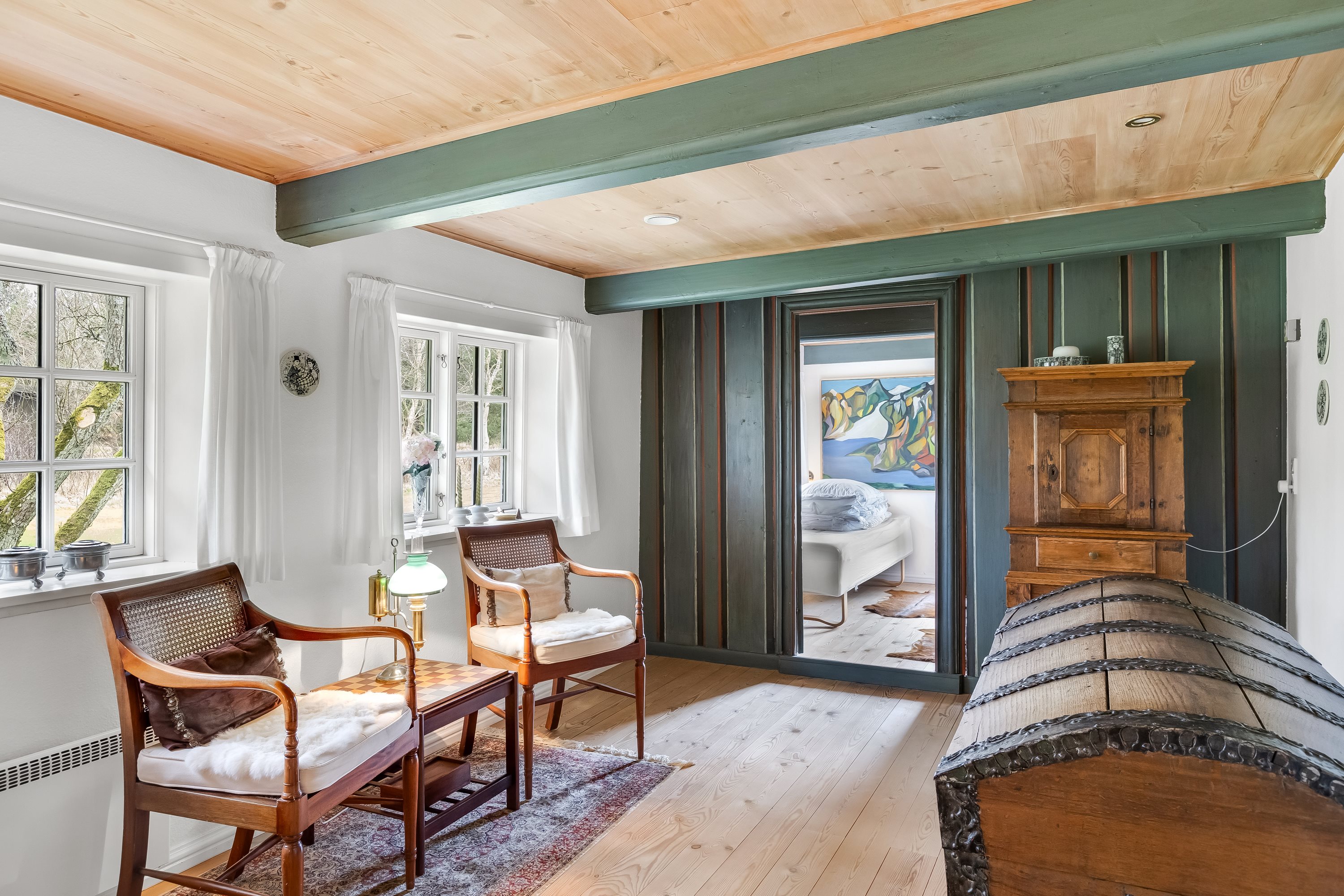 Fremhævet stue billede i fuldskærmstilstand. Billede af Gl Skolevej 18, Kongsmark, 6792 Rømø