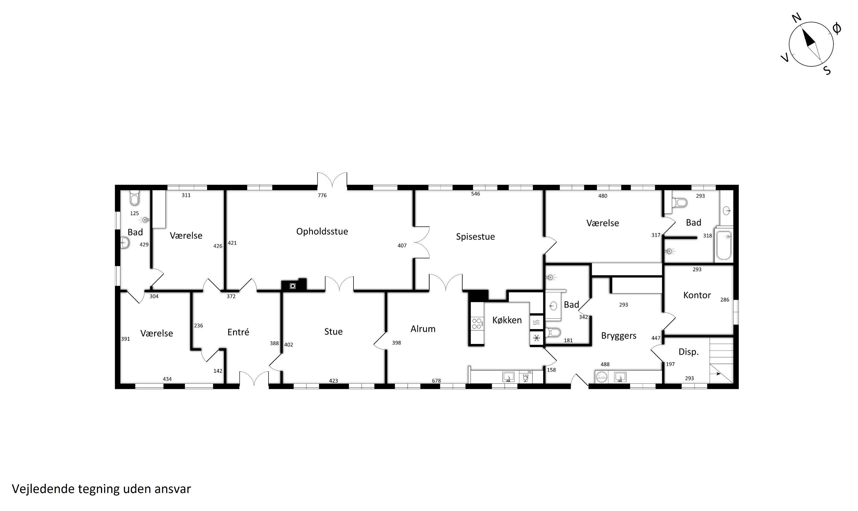 Plantegninger billede af Fjordvej 2, Knudby, 8831 Løgstrup