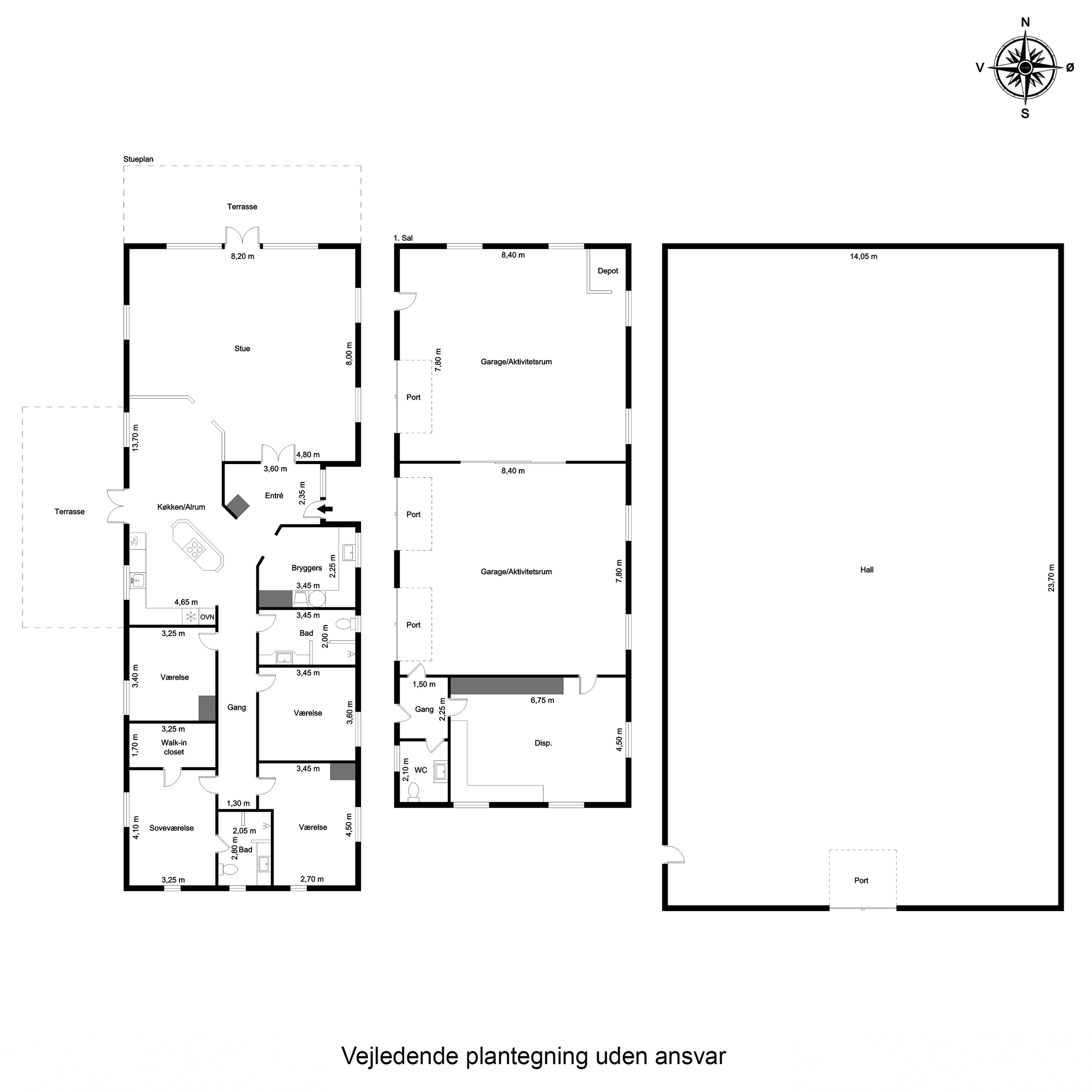 Plantegninger billede af Morsbølvej 84, Morsbøl, 7200 Grindsted