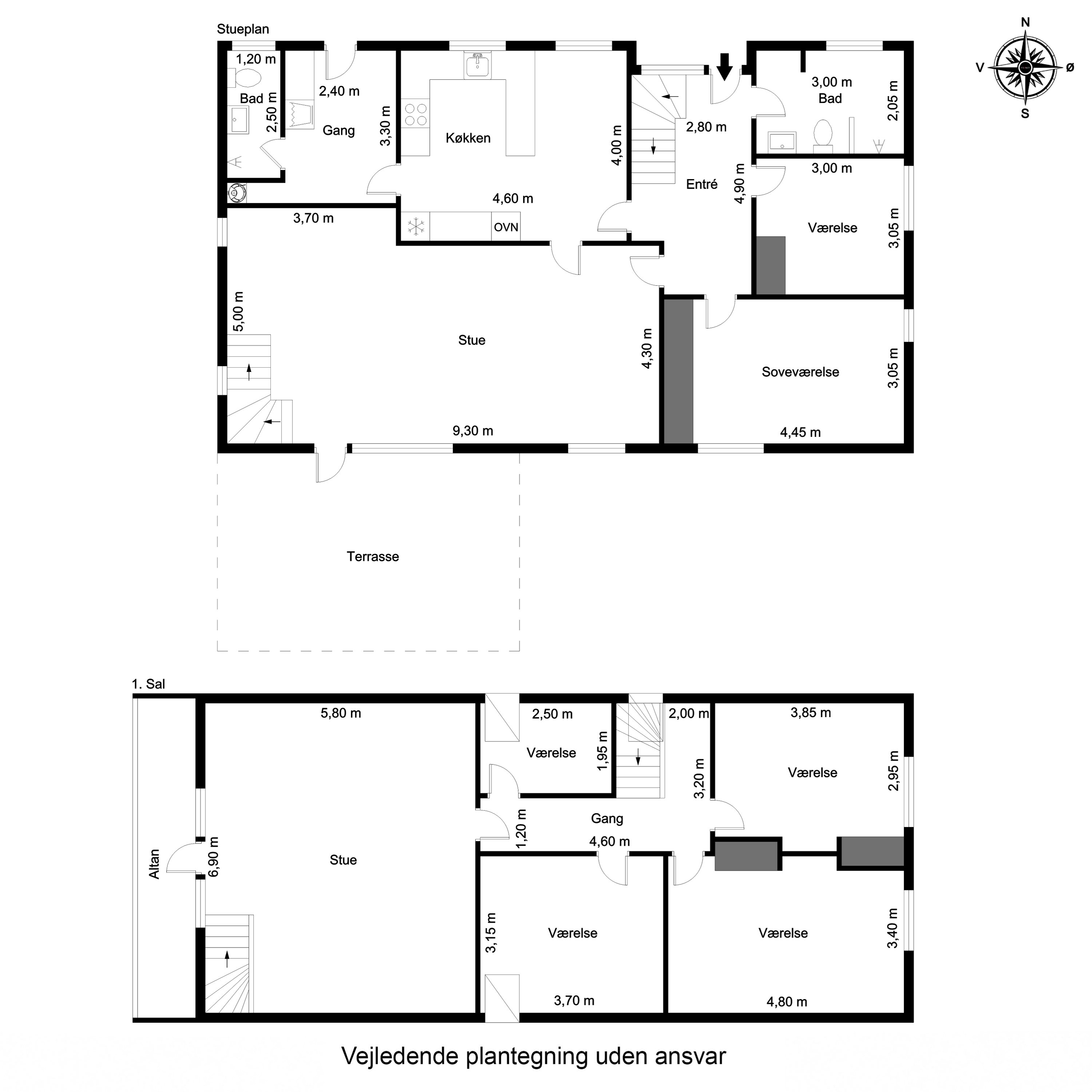 Plantegninger billede af Morsbølvej 84, Morsbøl, 7200 Grindsted