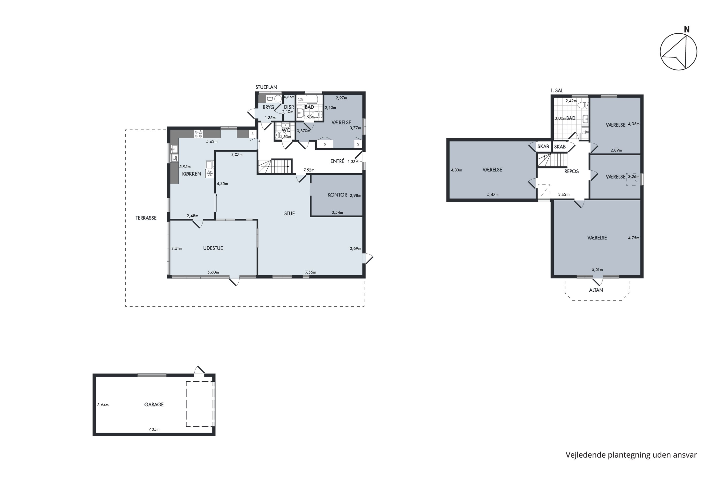Plantegninger billede af Gudenåvej 42, 8850 Bjerringbro